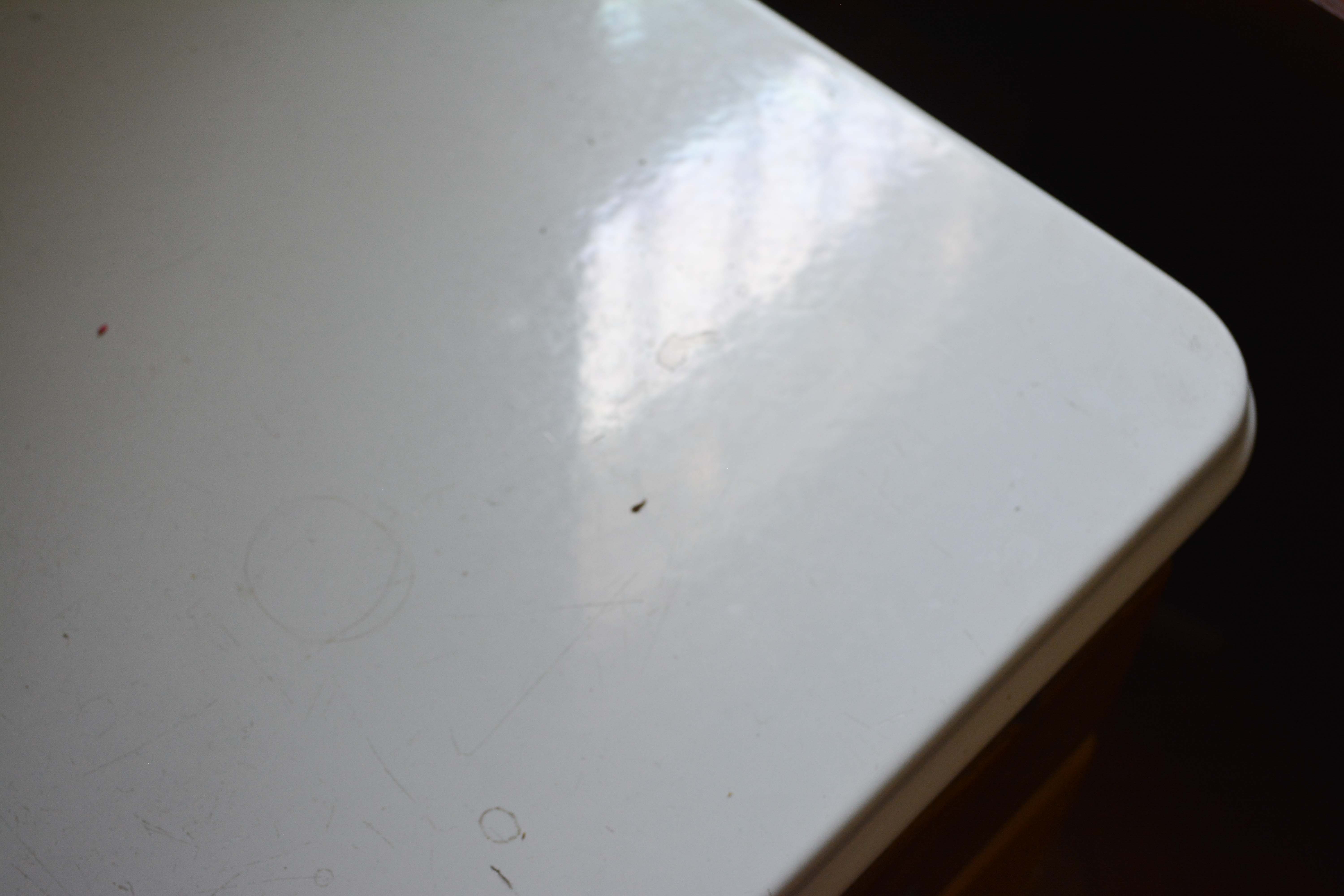 Vintage Metal Top Side Cabinet by Marshall Field & Company