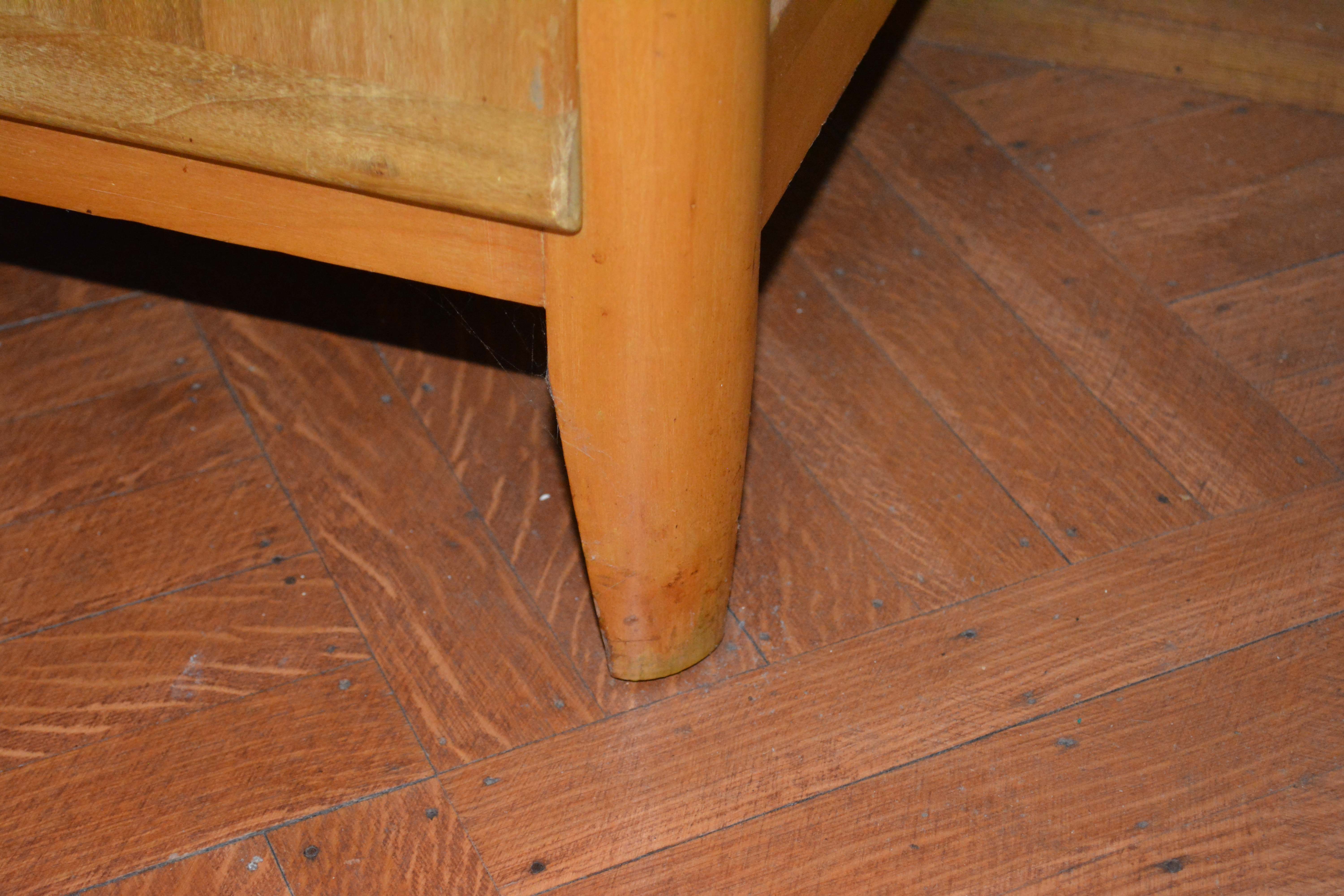 Vintage Metal Top Side Cabinet by Marshall Field & Company