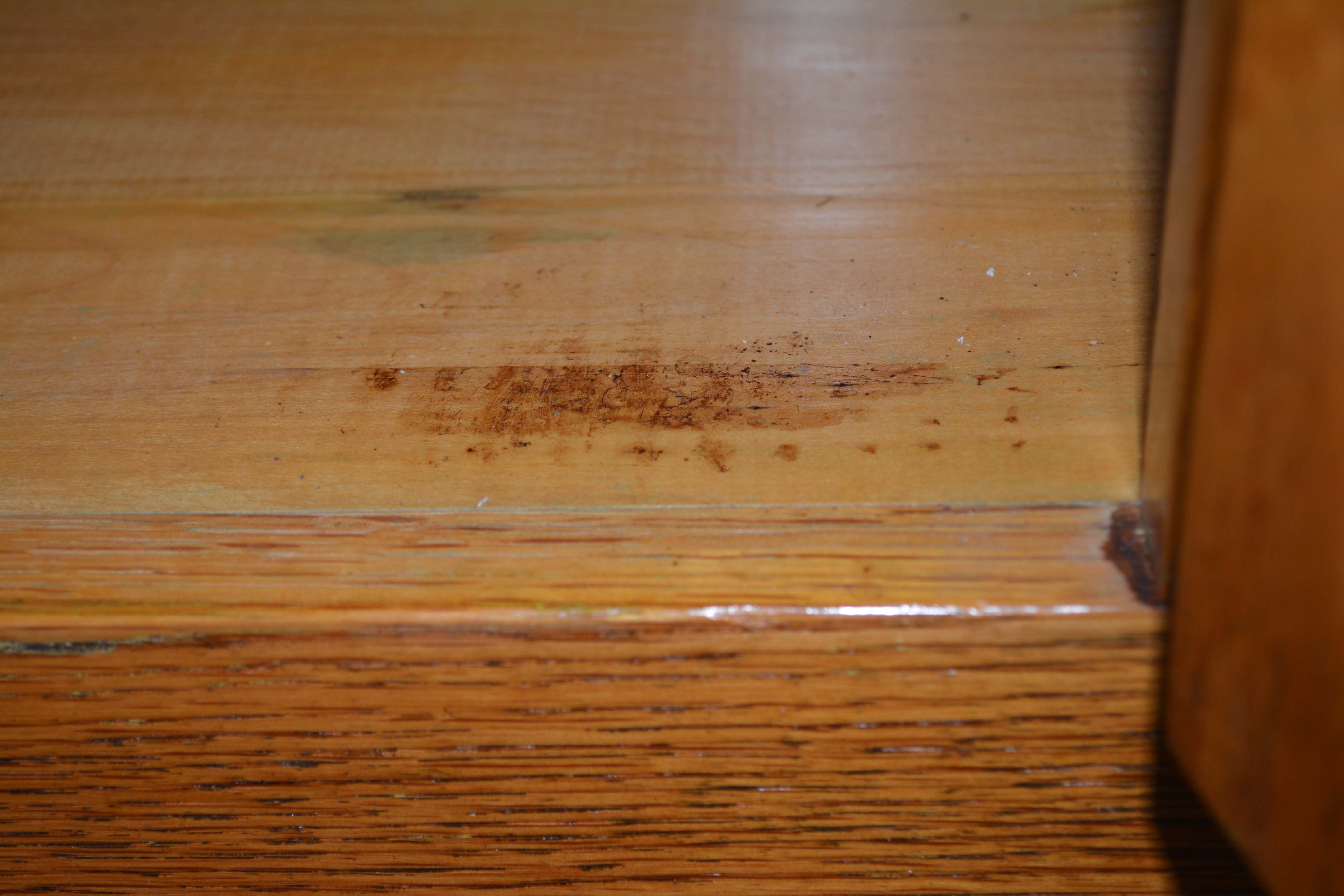 Vintage Two-Piece Oak Hoosier Cabinet