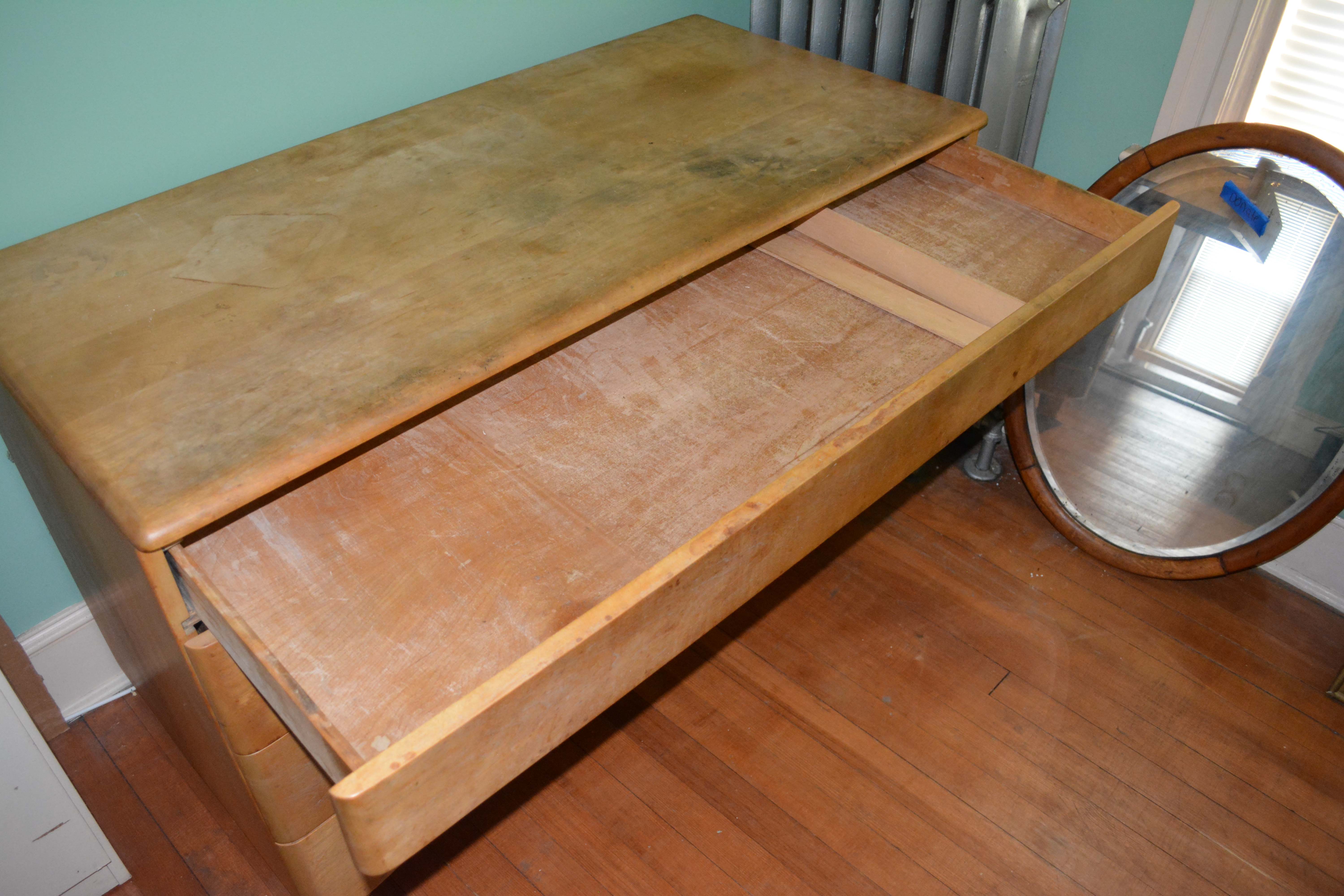 Vintage Art Deco Desk by Heywood-Wakefield