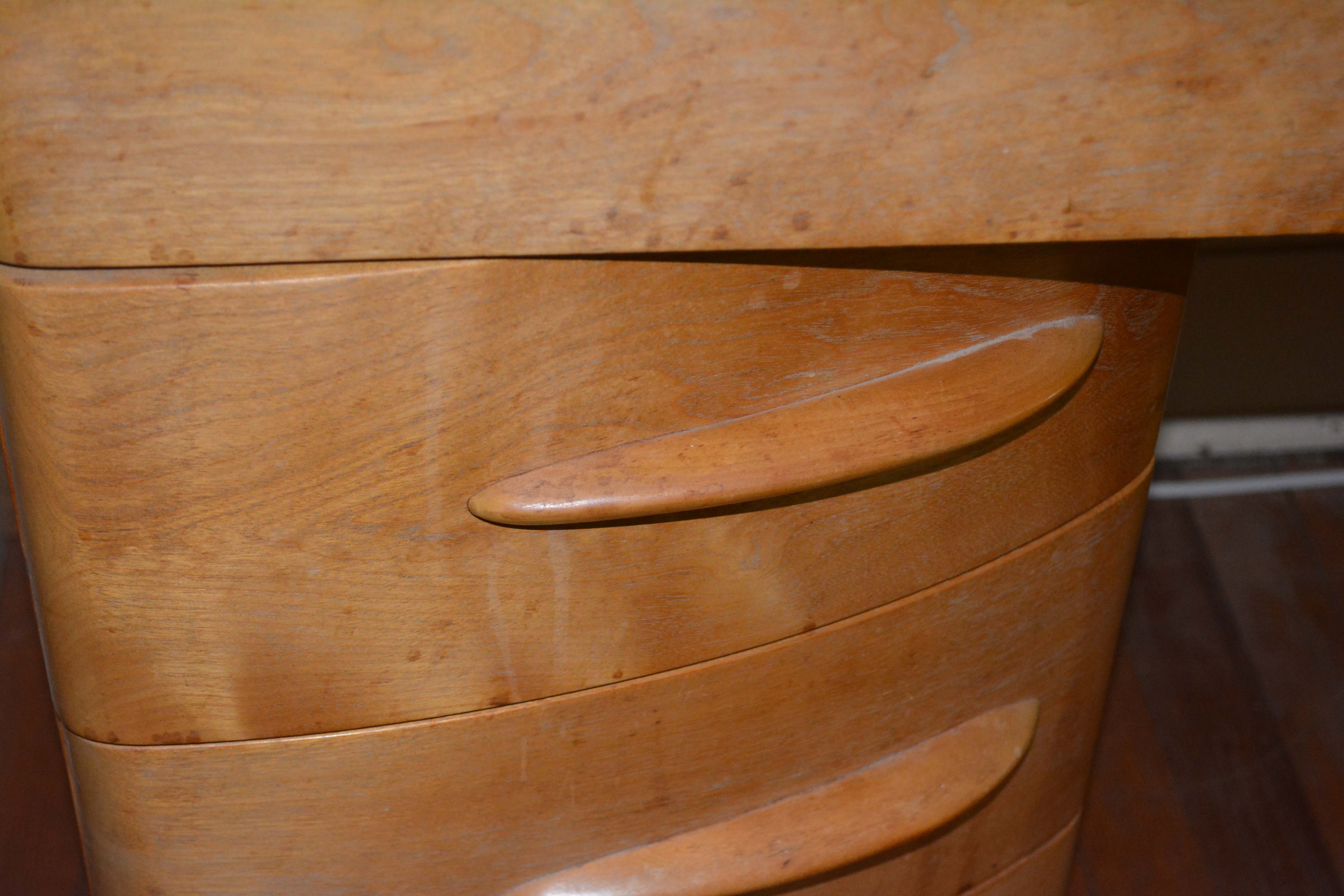 Vintage Art Deco Desk by Heywood-Wakefield