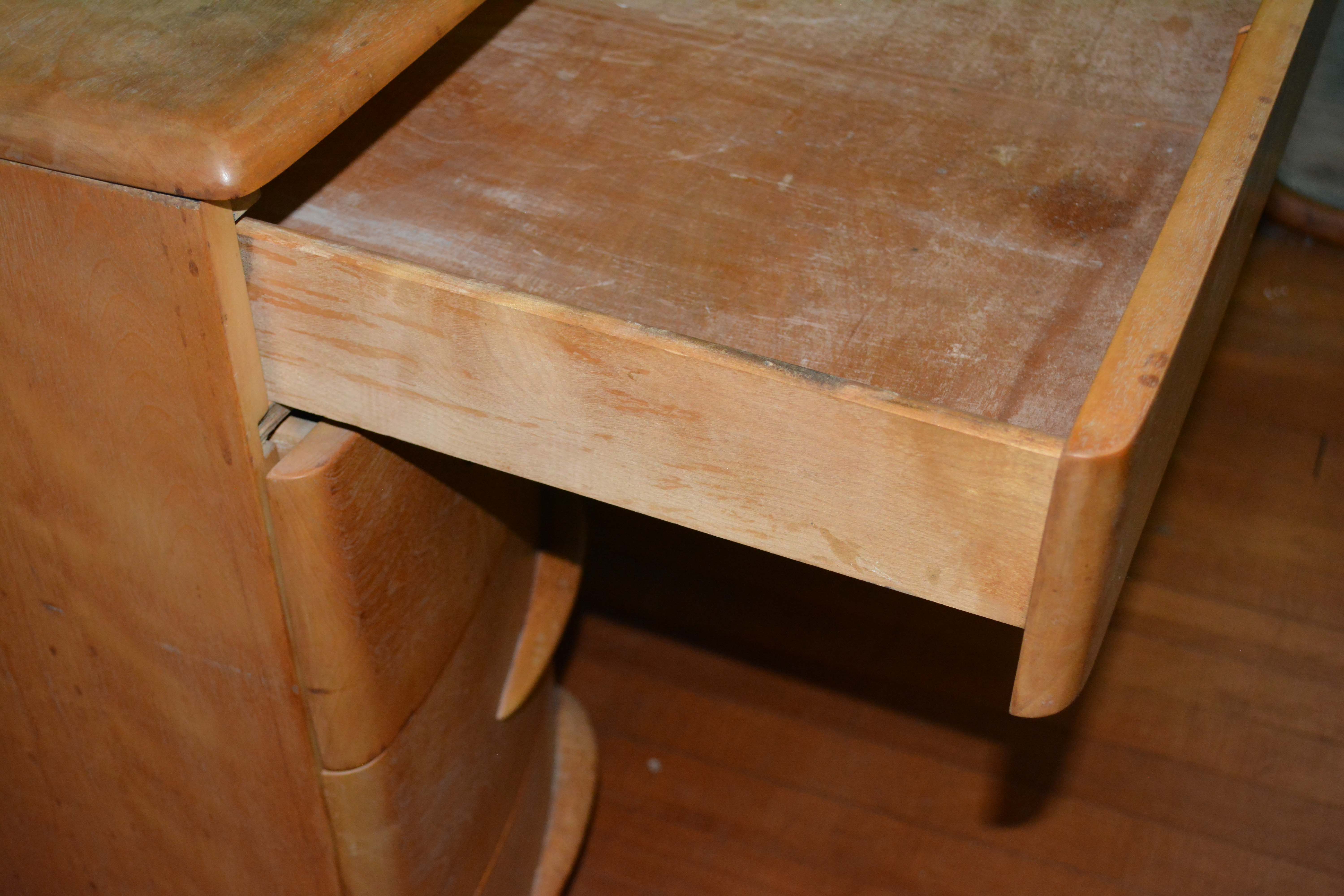 Vintage Art Deco Desk by Heywood-Wakefield