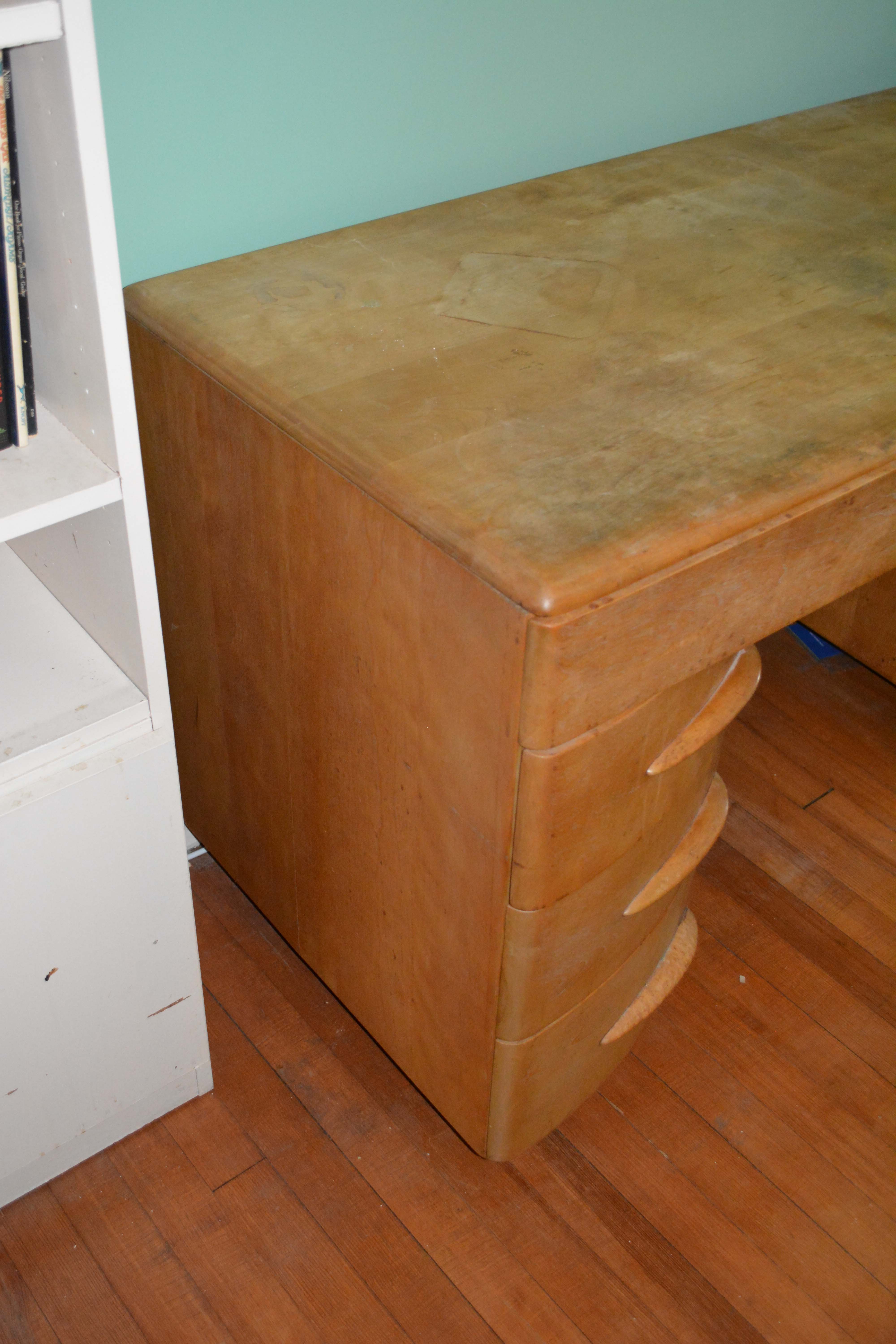 Vintage Art Deco Desk by Heywood-Wakefield