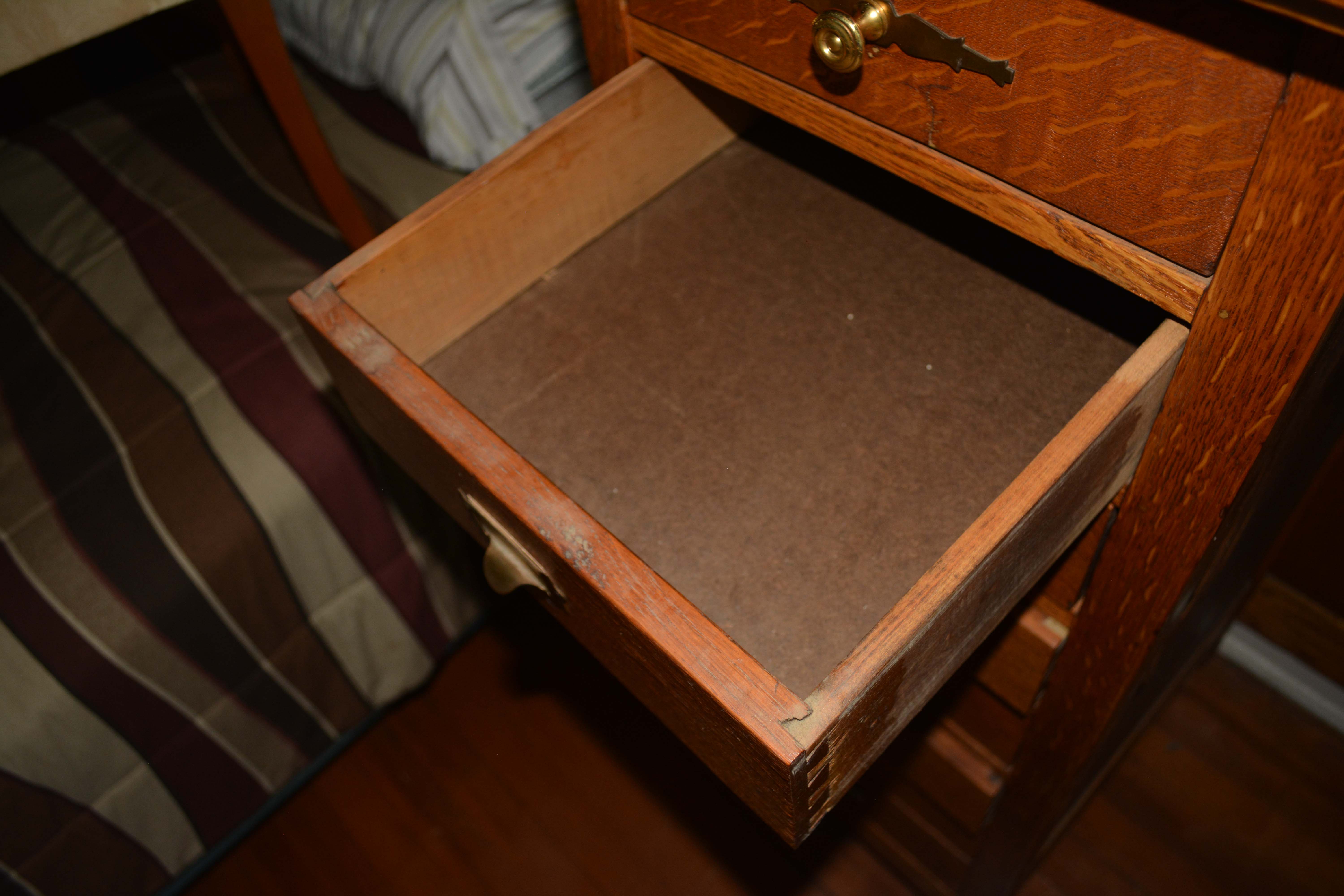 Vintage Oak Standing Clerks Desk