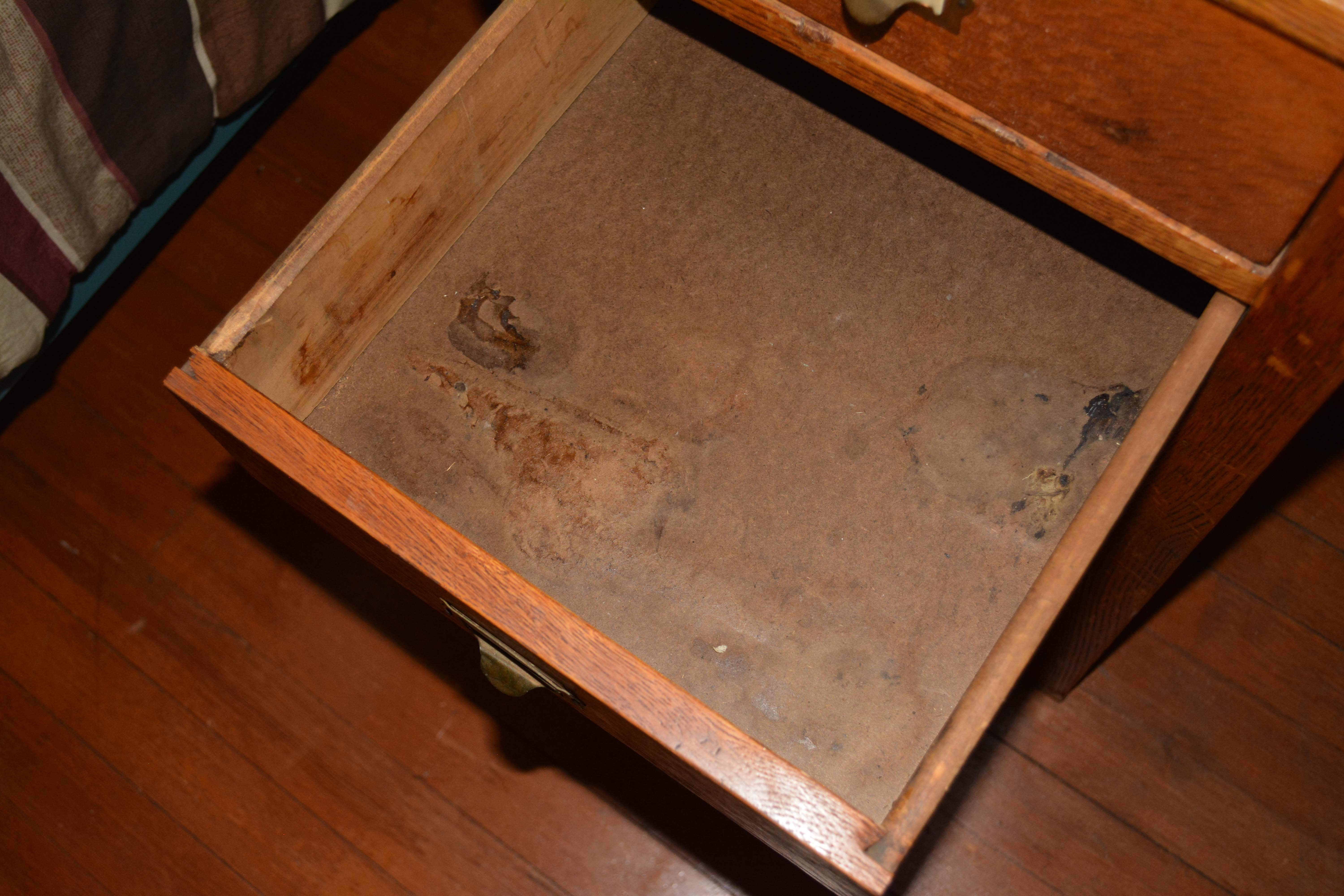 Vintage Oak Standing Clerks Desk