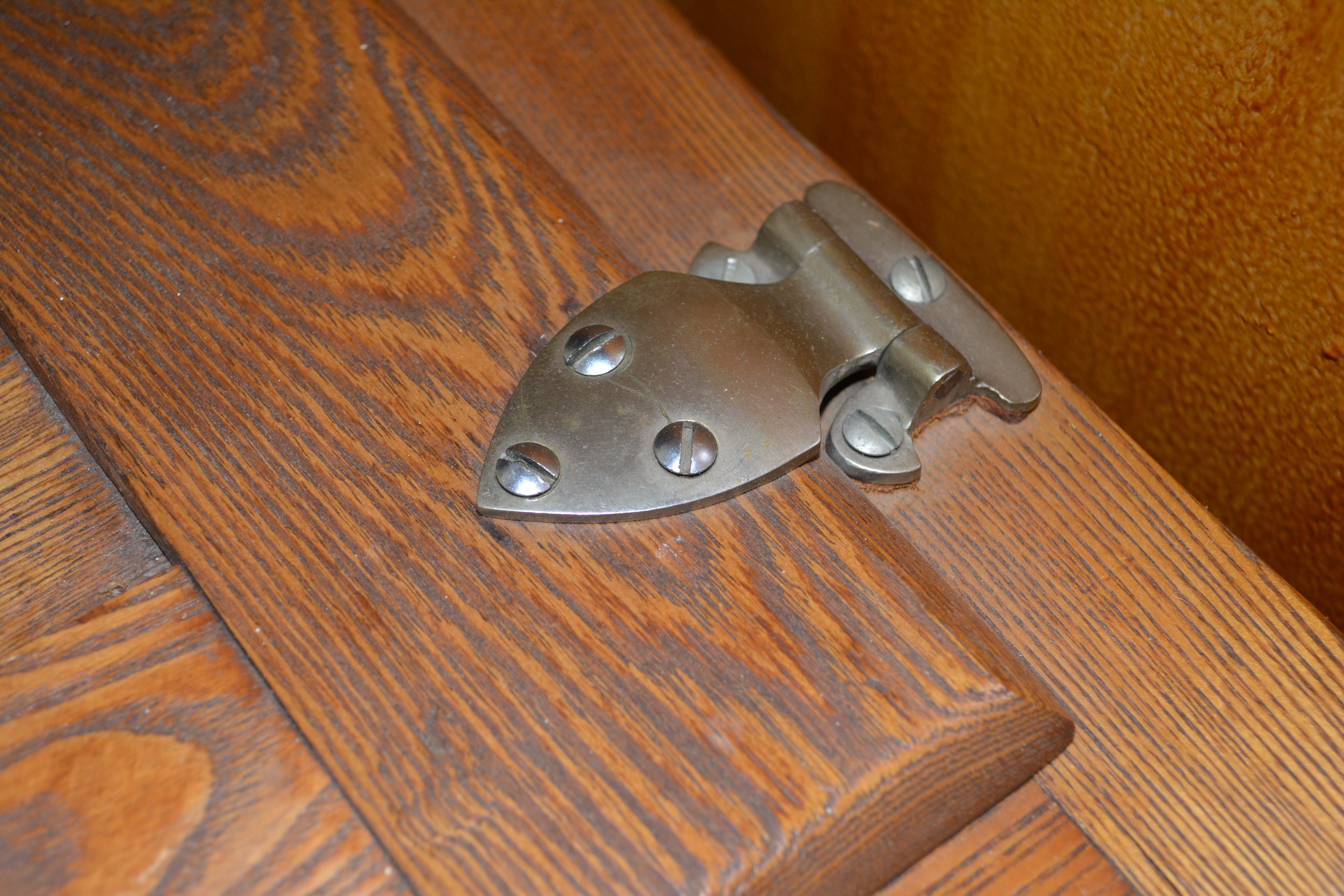 Vintage Oak Ice Chest and Ice Box