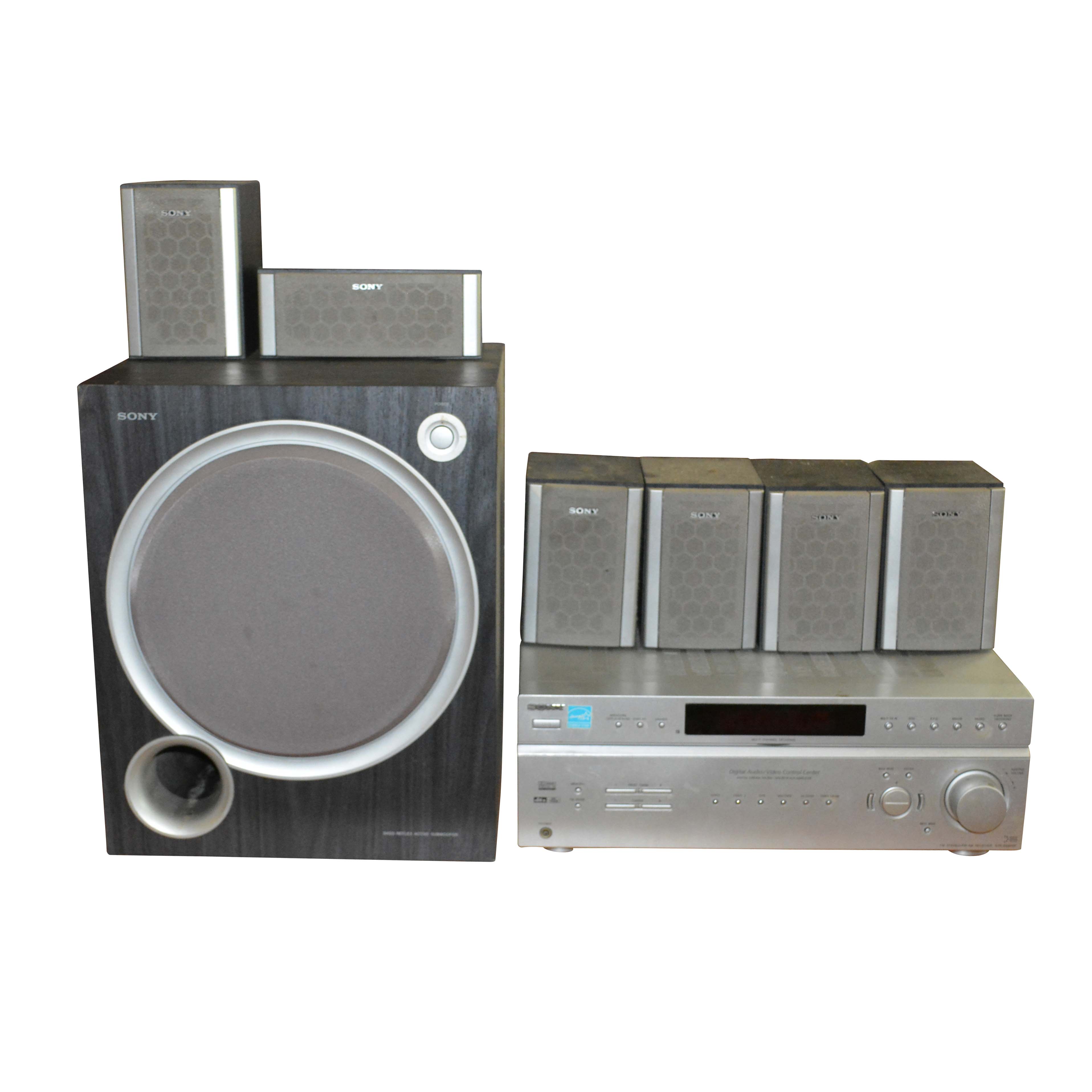 Sony Subwoofer, Speakers and Digital Audio/ Video Control Center
