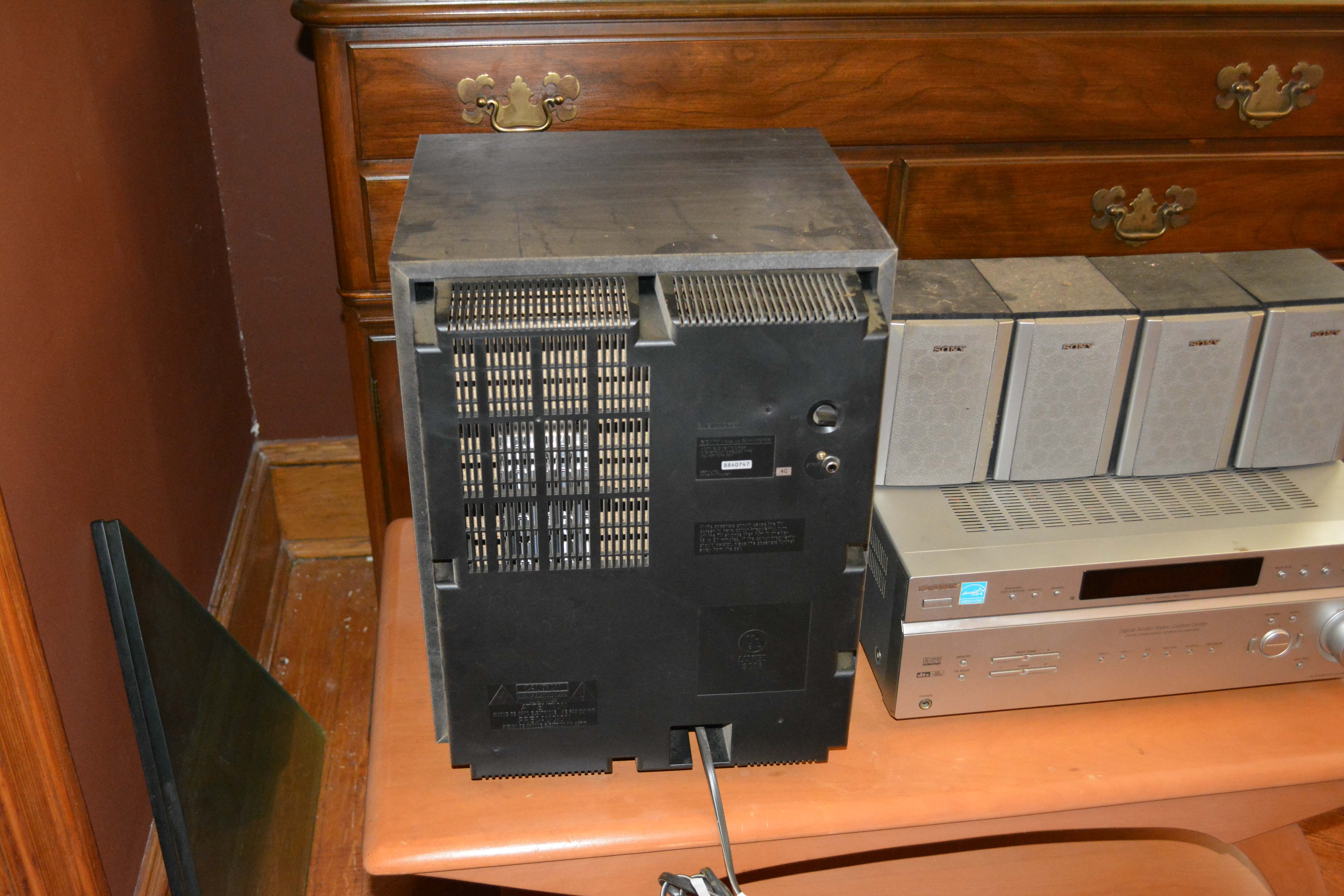 Sony Subwoofer, Speakers and Digital Audio/ Video Control Center