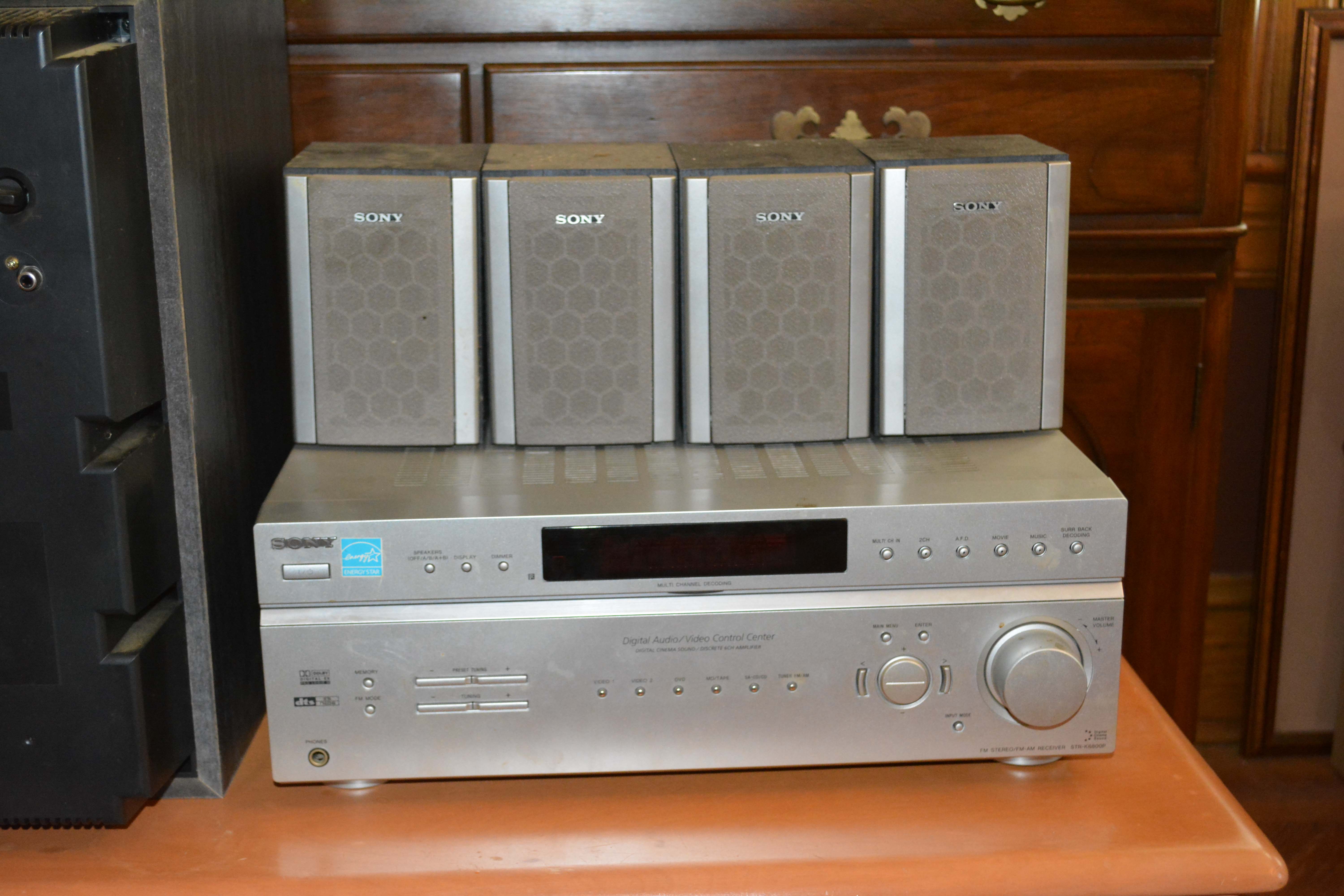 Sony Subwoofer, Speakers and Digital Audio/ Video Control Center