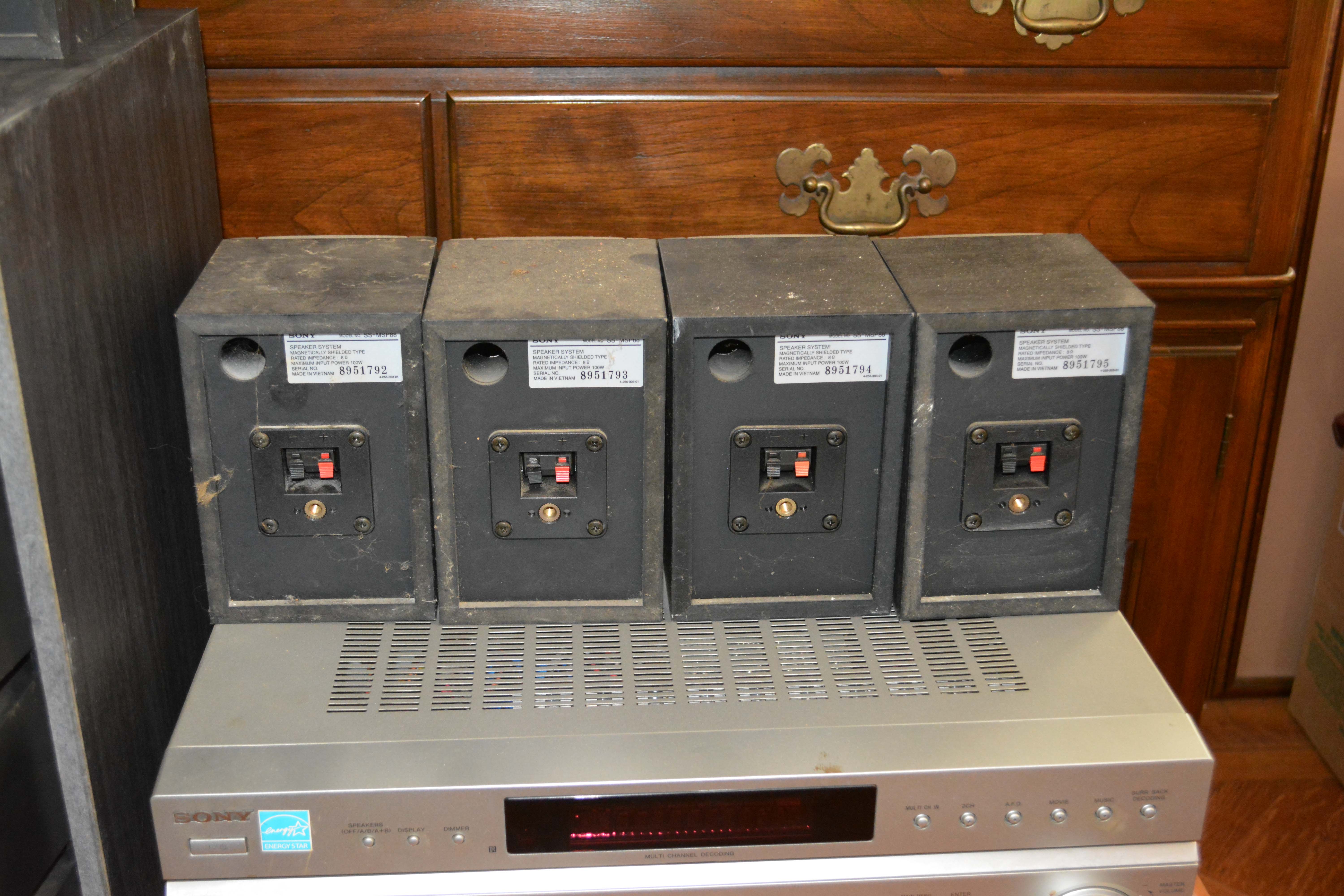 Sony Subwoofer, Speakers and Digital Audio/ Video Control Center