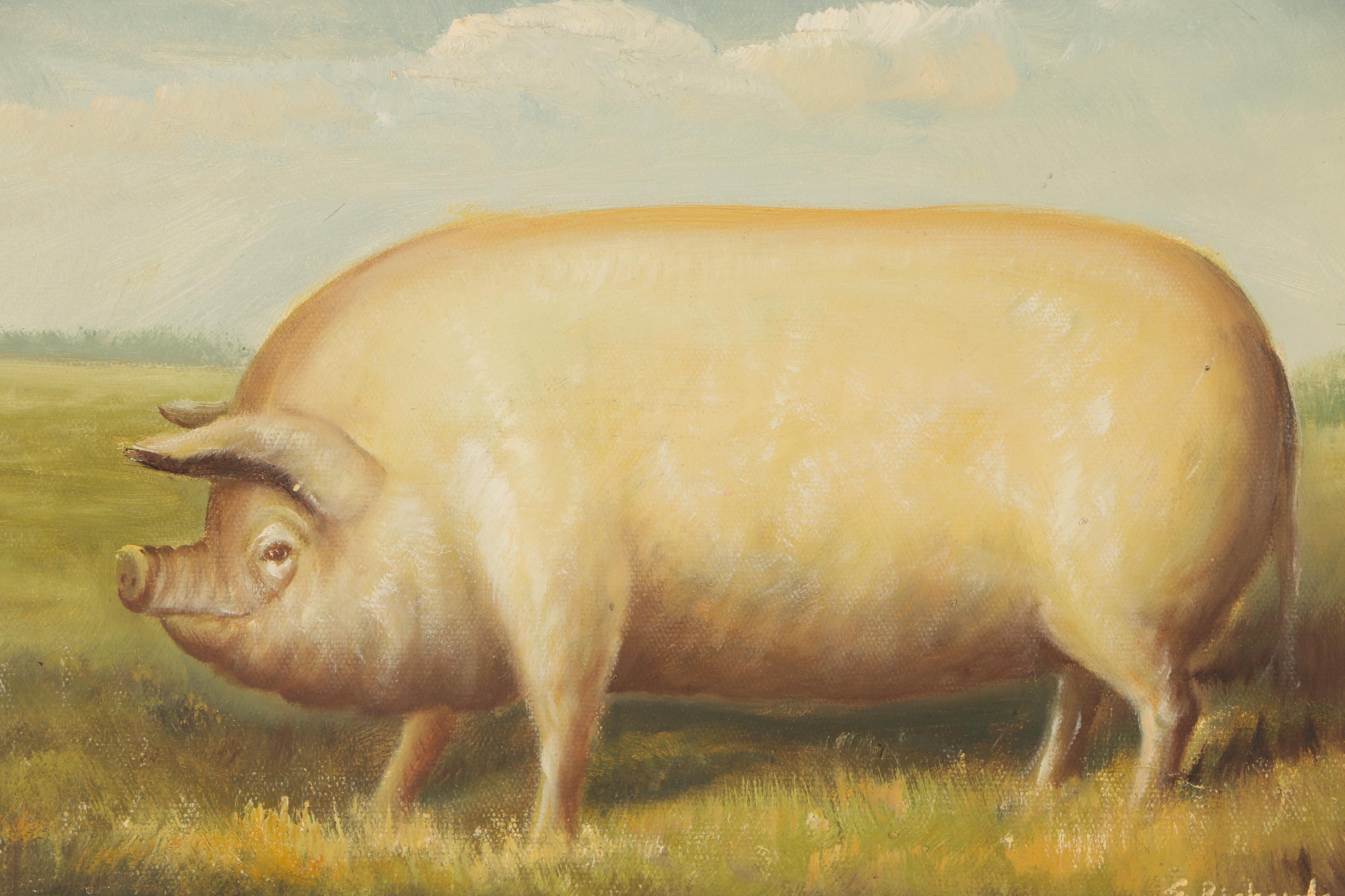 S. Richards Oil Painting