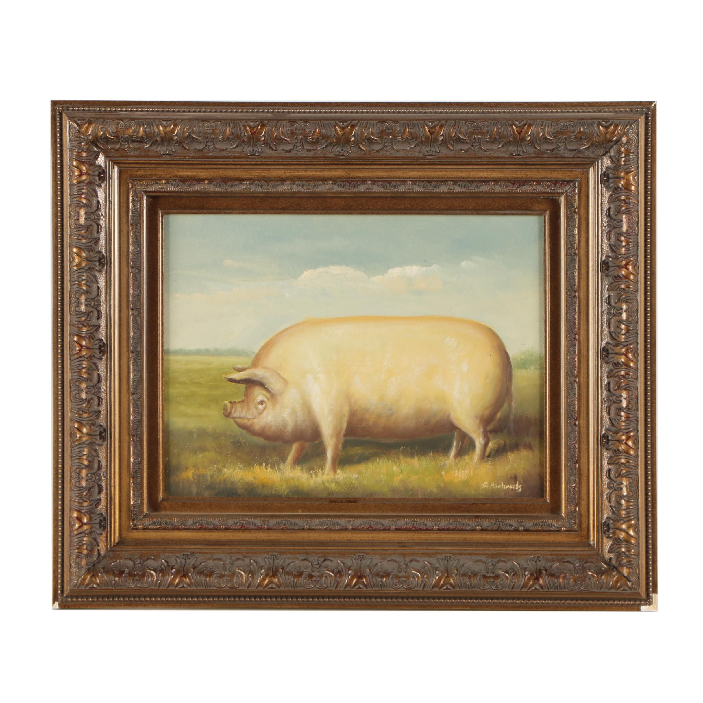S. Richards Oil Painting