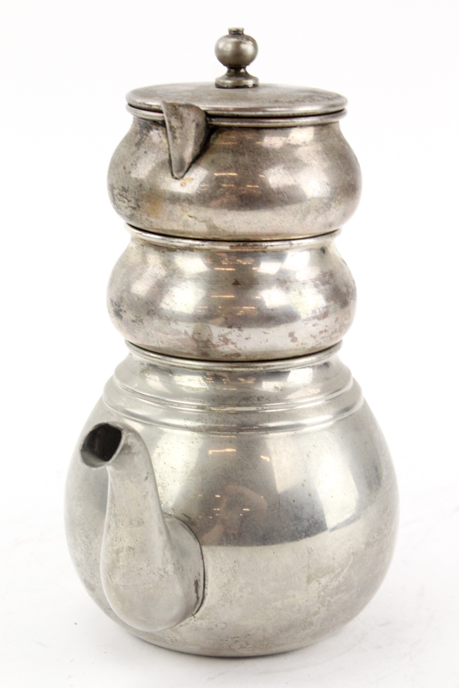 Vintage Silver Plate Stacked Tea Service