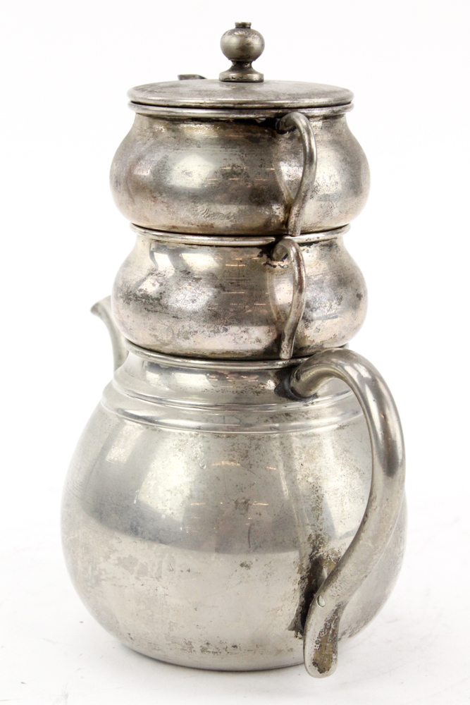 Vintage Silver Plate Stacked Tea Service