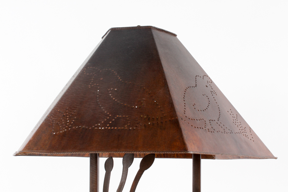 Southwestern Style Metal Floor Lamp