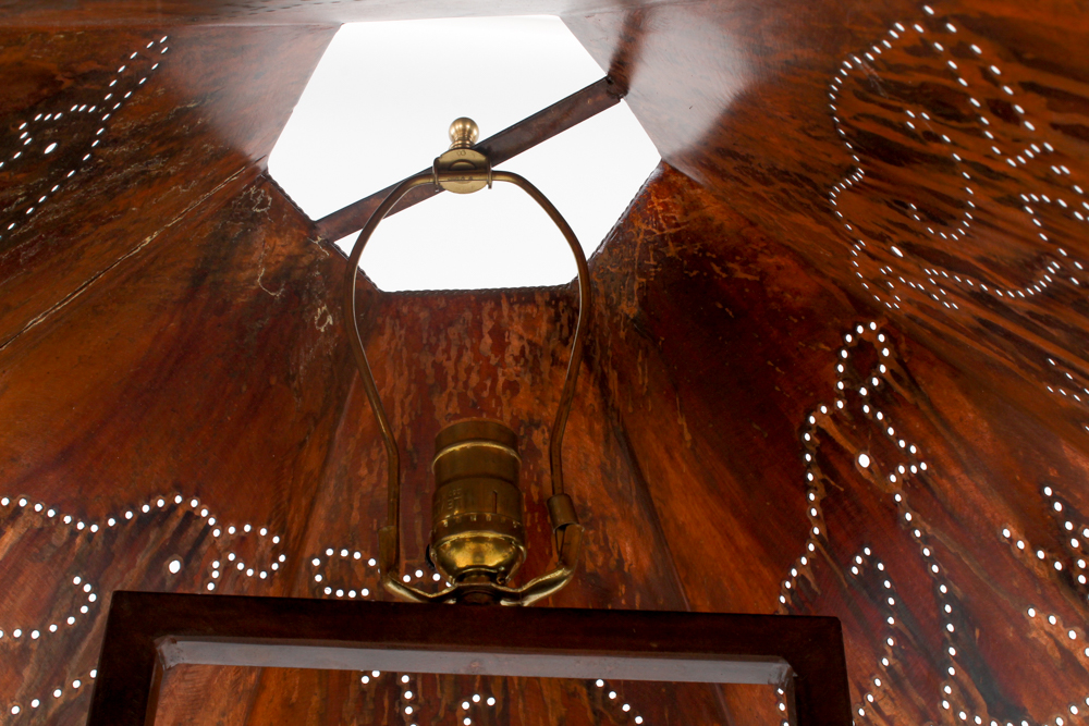 Southwestern Style Metal Floor Lamp