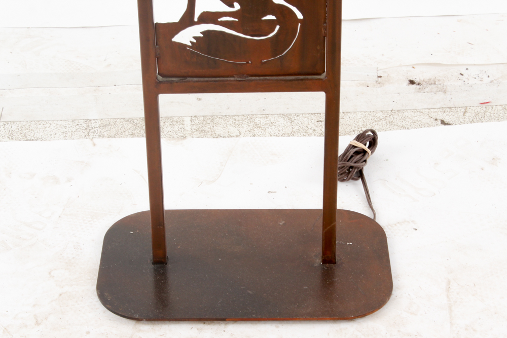 Southwestern Style Metal Floor Lamp