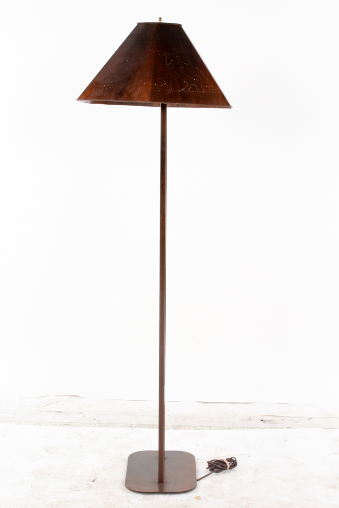 Southwestern Style Metal Floor Lamp