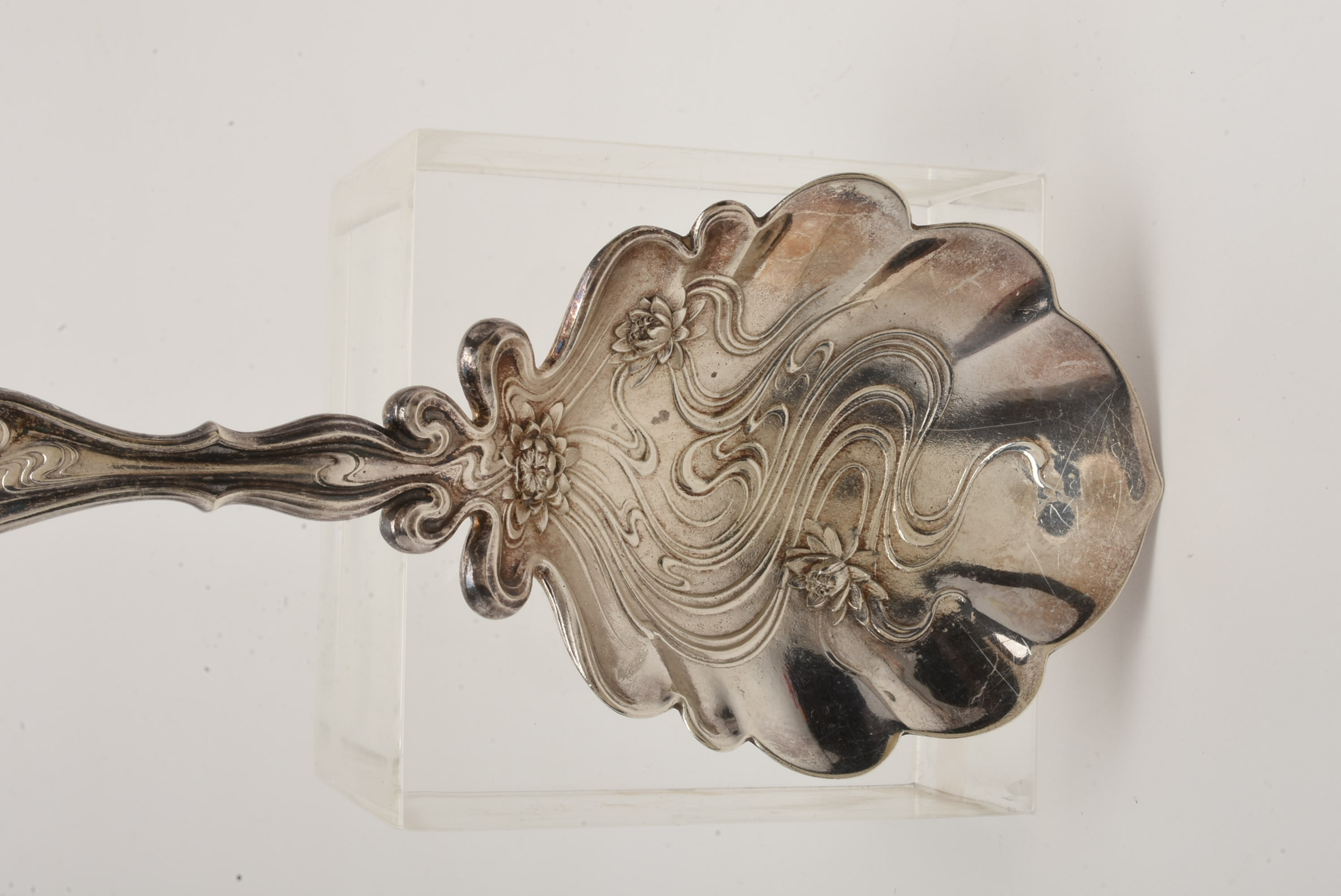 Extraordinary Antique Sterling Silver Shell Shaped Spoon by Whiting