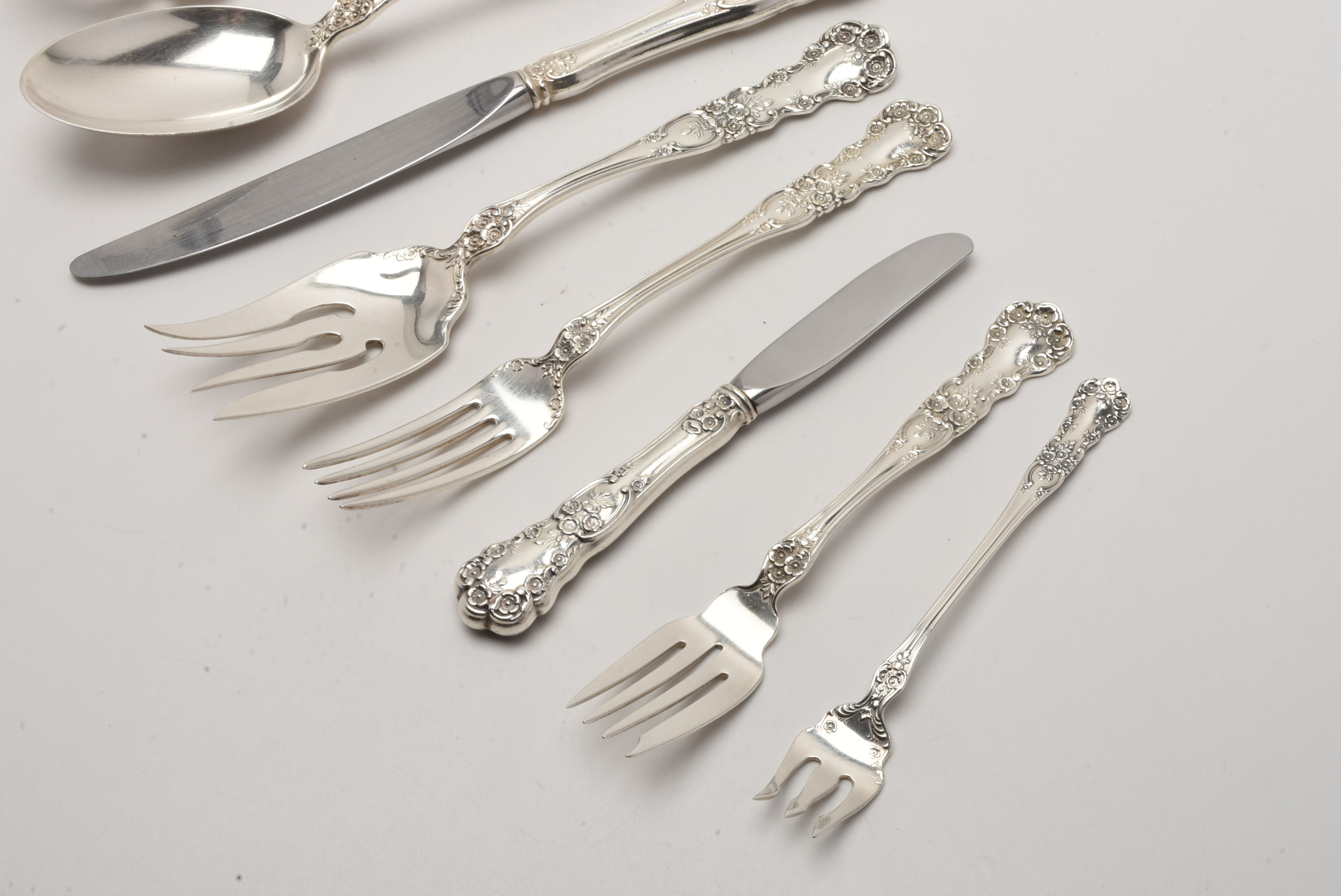 Gorham Sterling Silver Buttercup Flatware Set