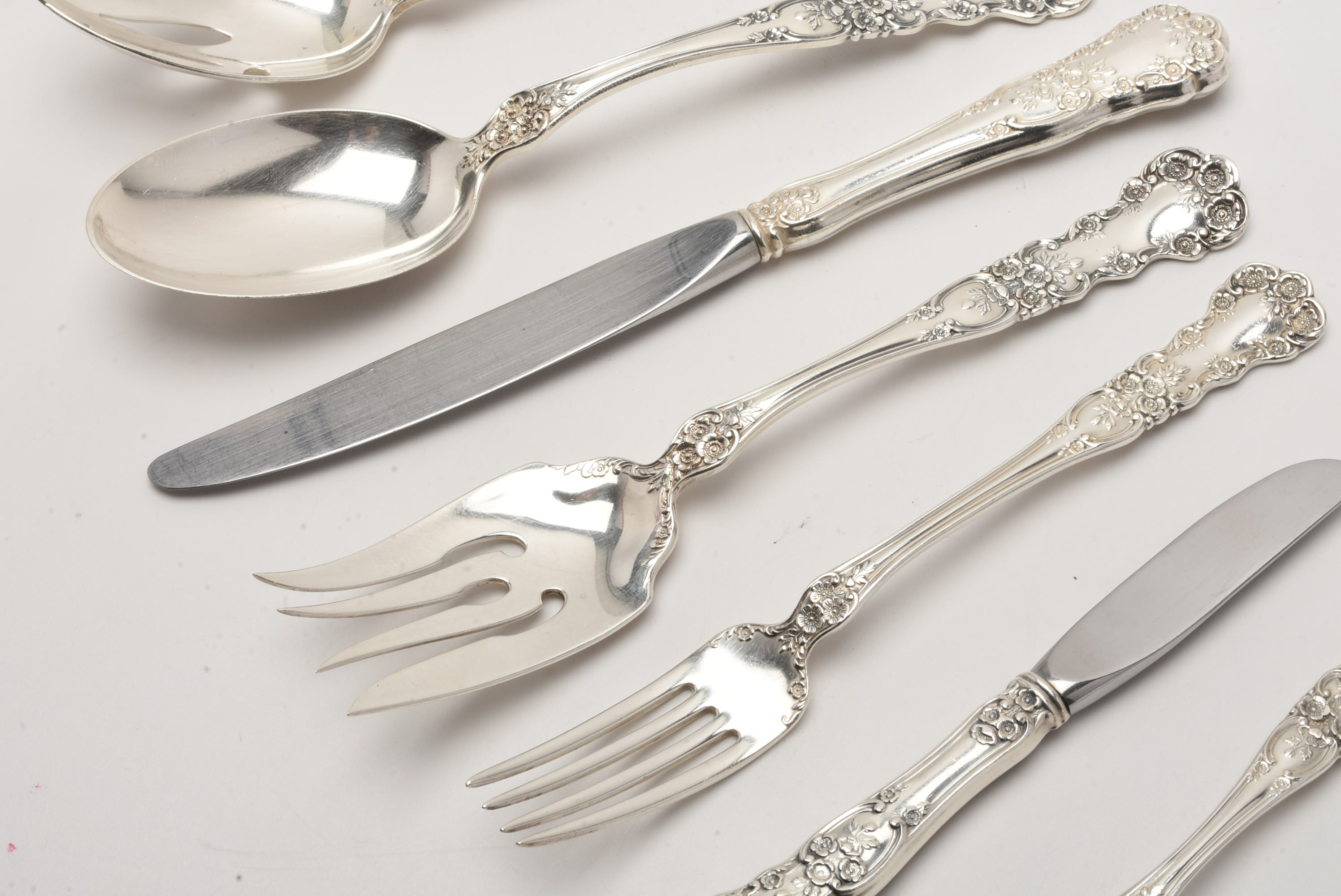 Gorham Sterling Silver Buttercup Flatware Set