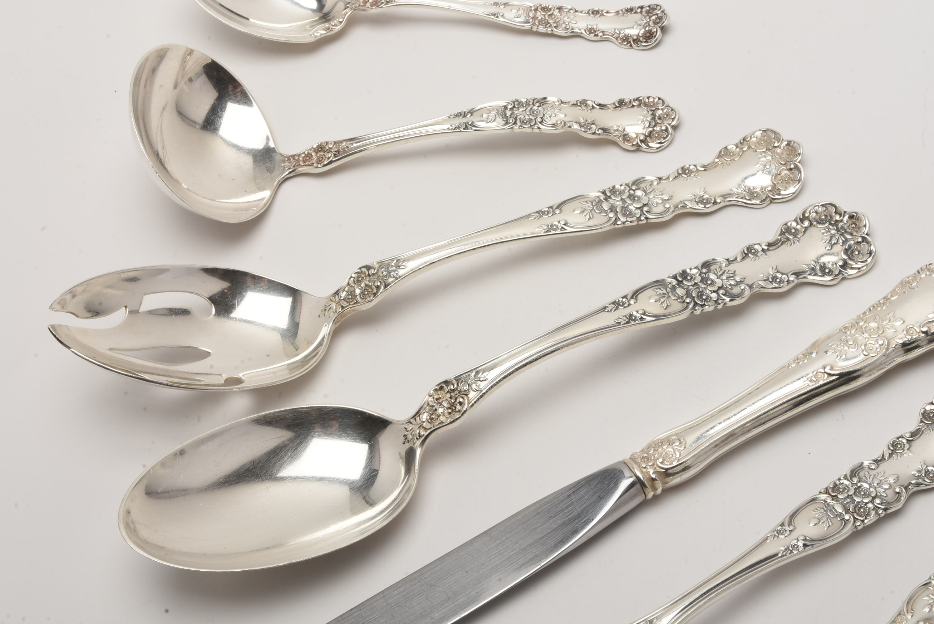 Gorham Sterling Silver Buttercup Flatware Set