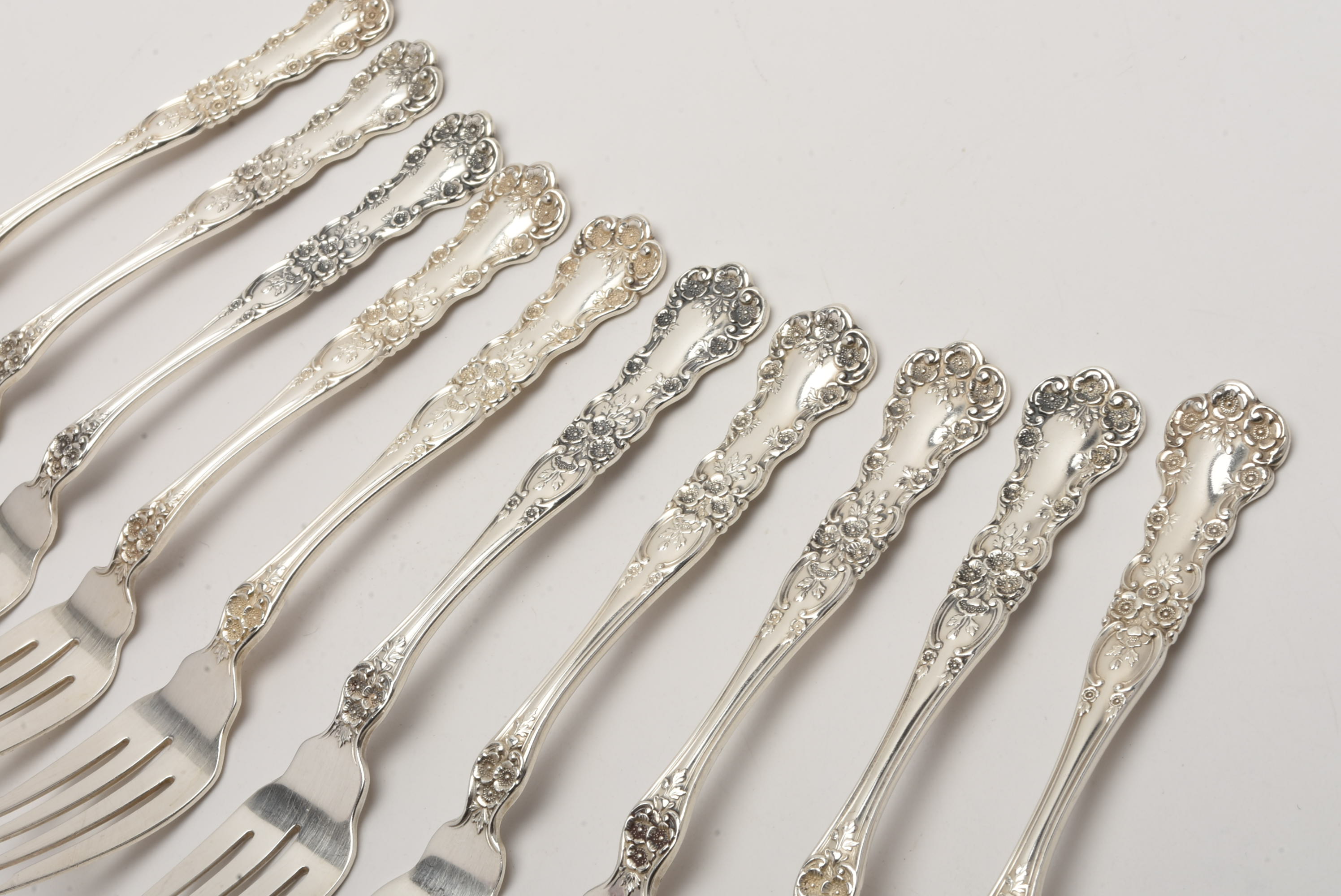 Gorham Sterling Silver Buttercup Flatware Set