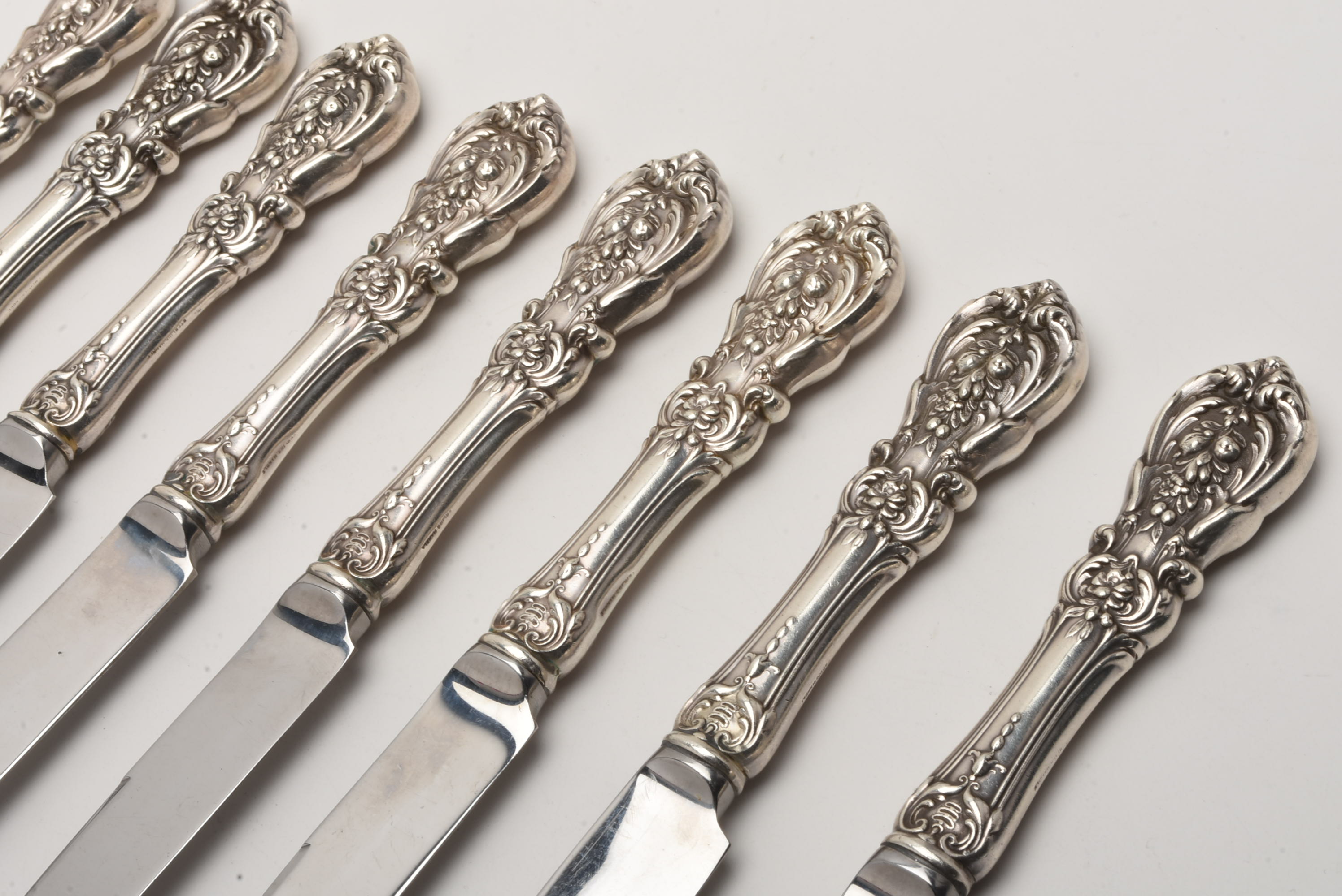 80 Pieces of Reed and Barton Sterling Silver "Francis 1" Flatware