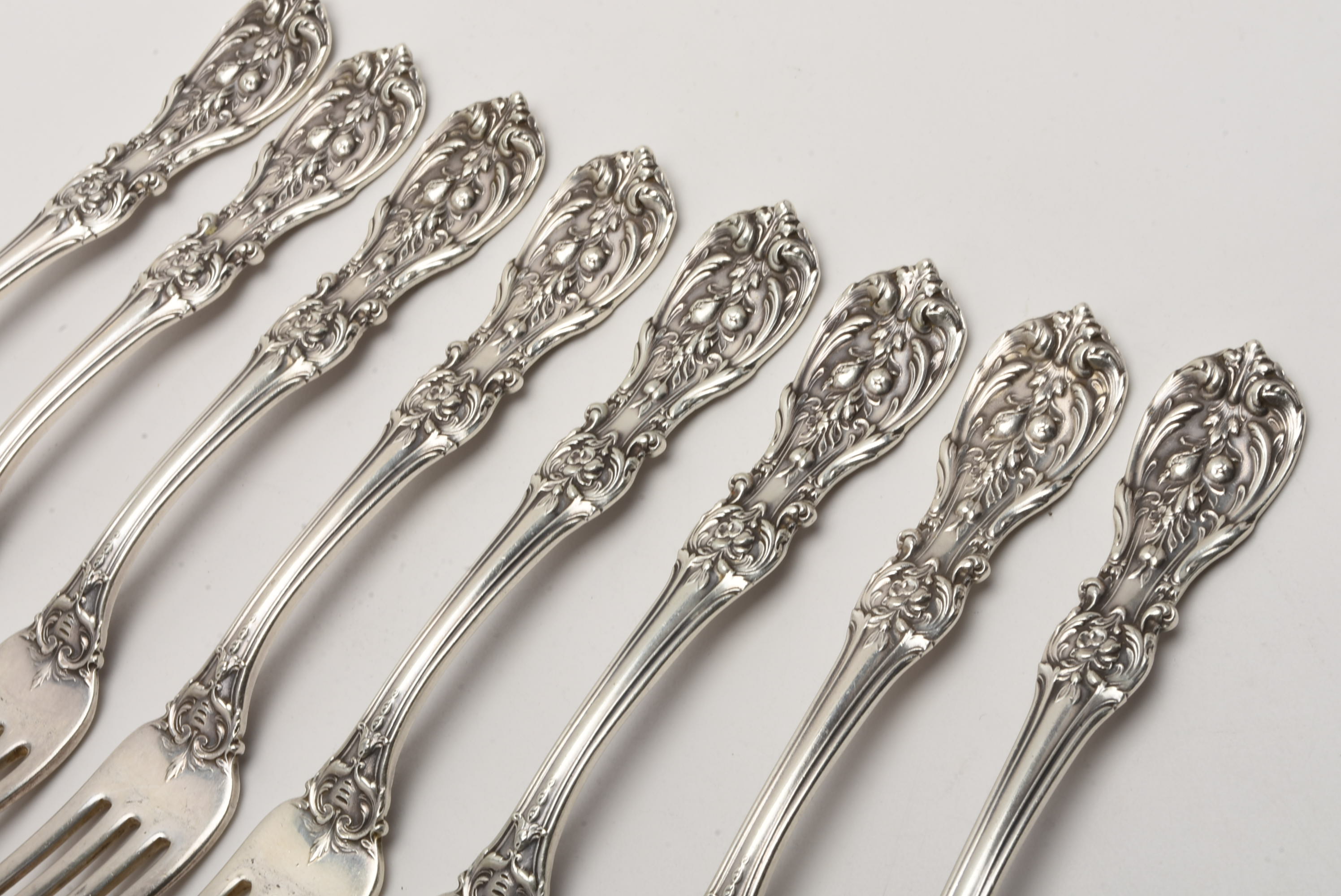 80 Pieces of Reed and Barton Sterling Silver "Francis 1" Flatware