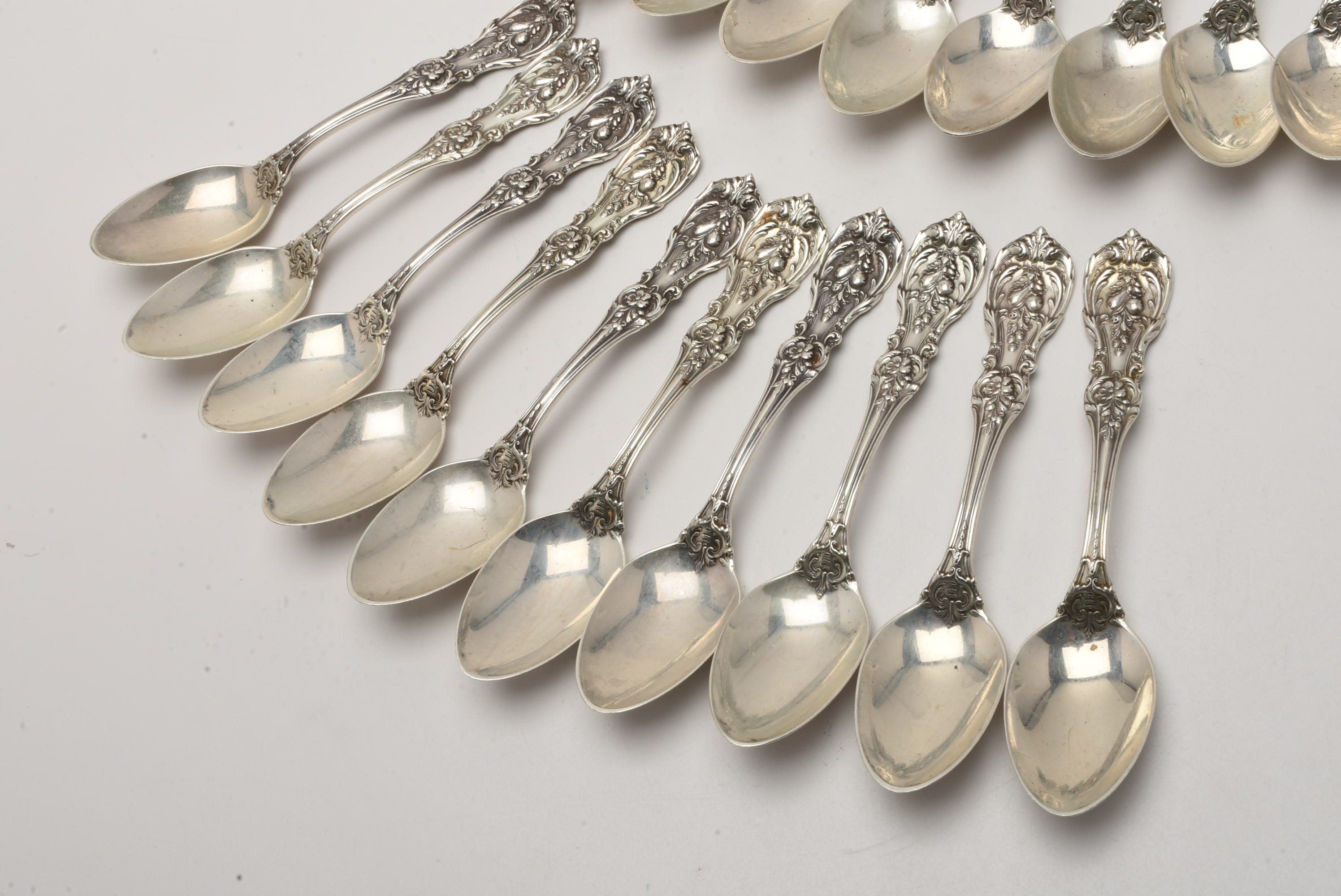 80 Pieces of Reed and Barton Sterling Silver "Francis 1" Flatware