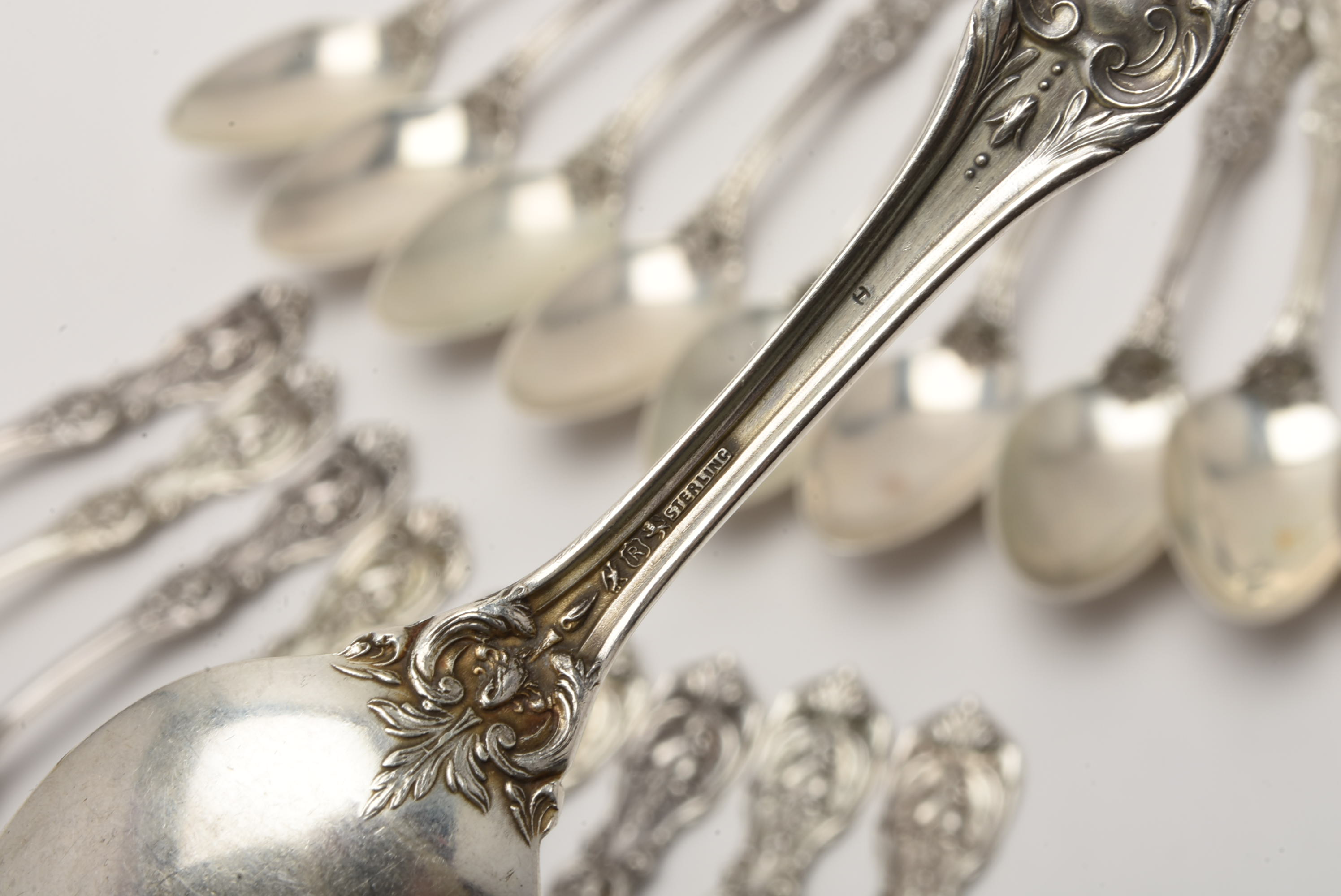 80 Pieces of Reed and Barton Sterling Silver "Francis 1" Flatware