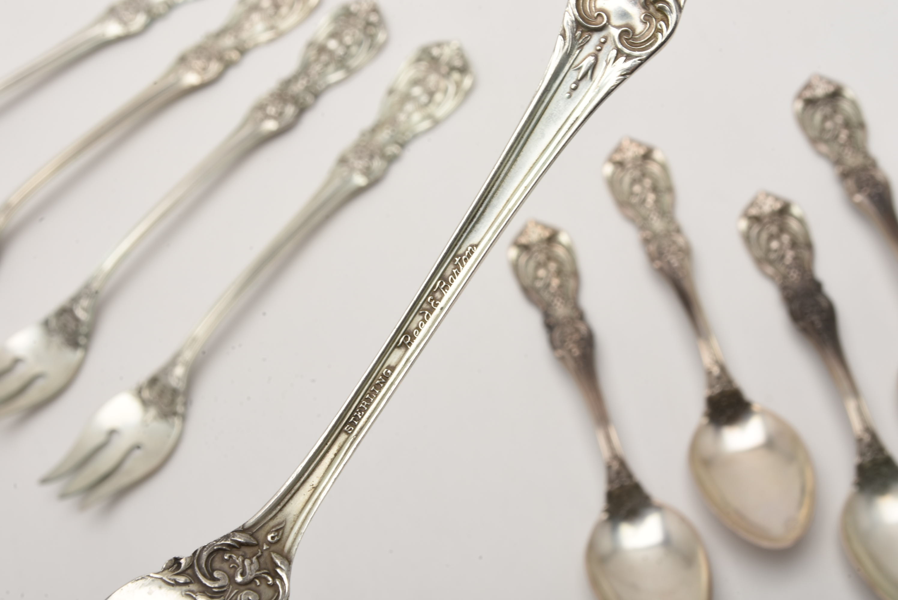 80 Pieces of Reed and Barton Sterling Silver "Francis 1" Flatware