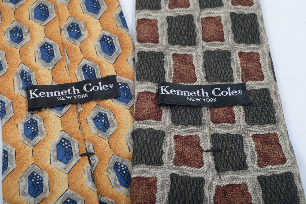 Men's Neckties Including Vintage, Christian Dior and Oscar de la Renta Couture