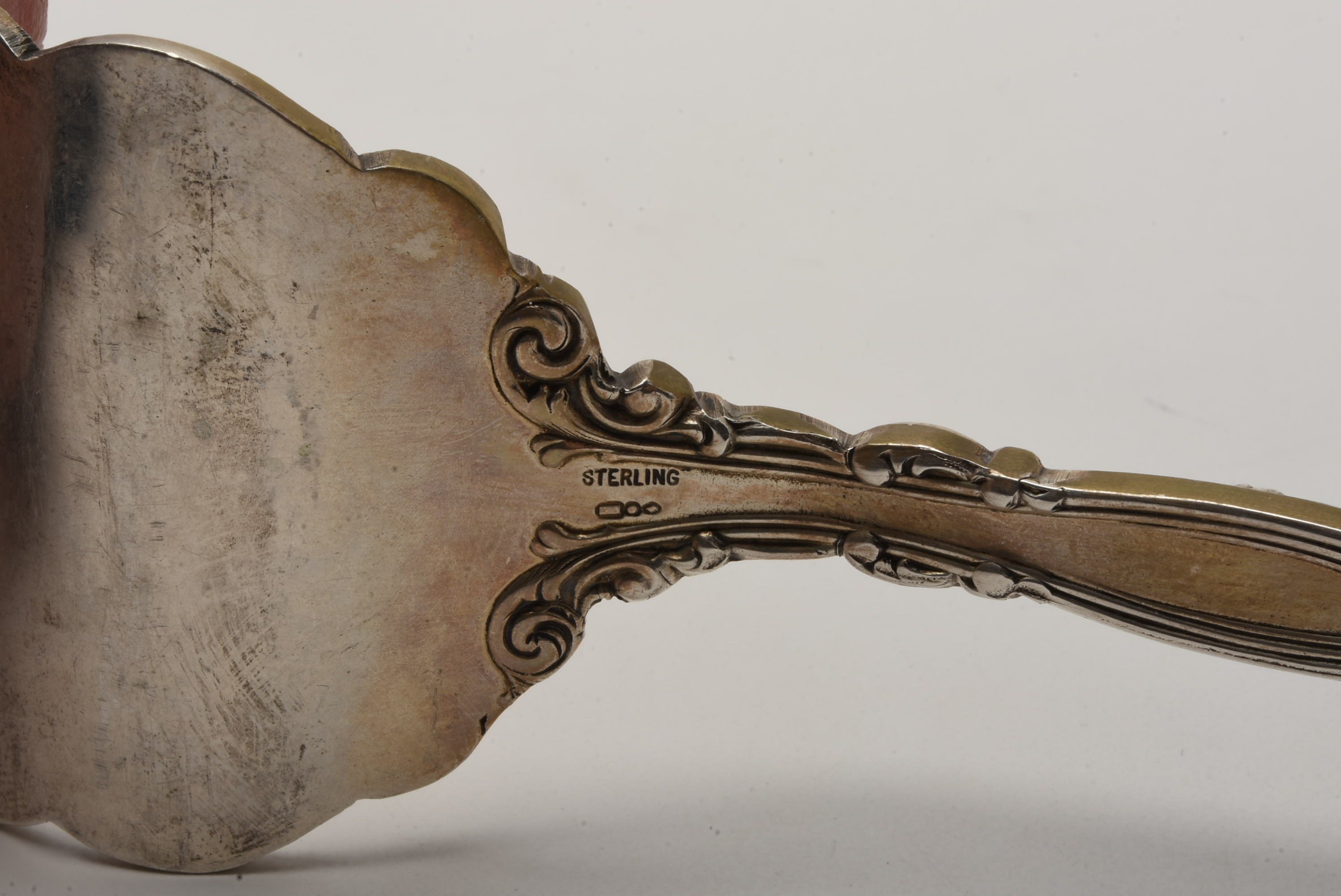 Antique Dominick and Haff Sterling Silver "Labors of Cupid" Cold Meat Fork