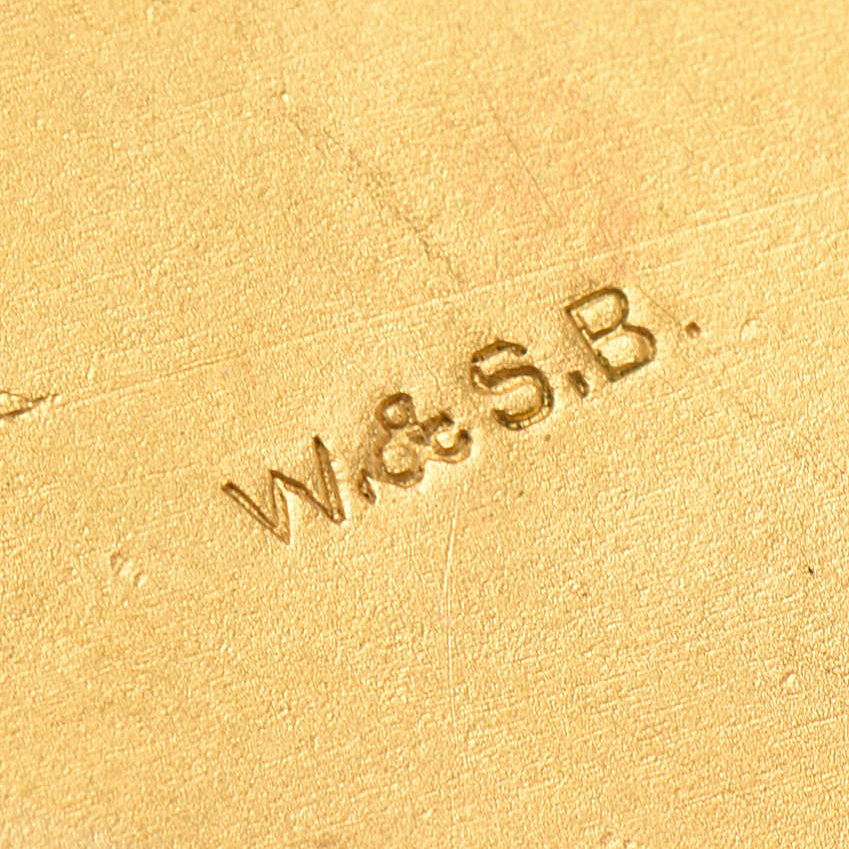 Antique Aesthetic Period Gold-Tone Seed Pearl Locket Pendant