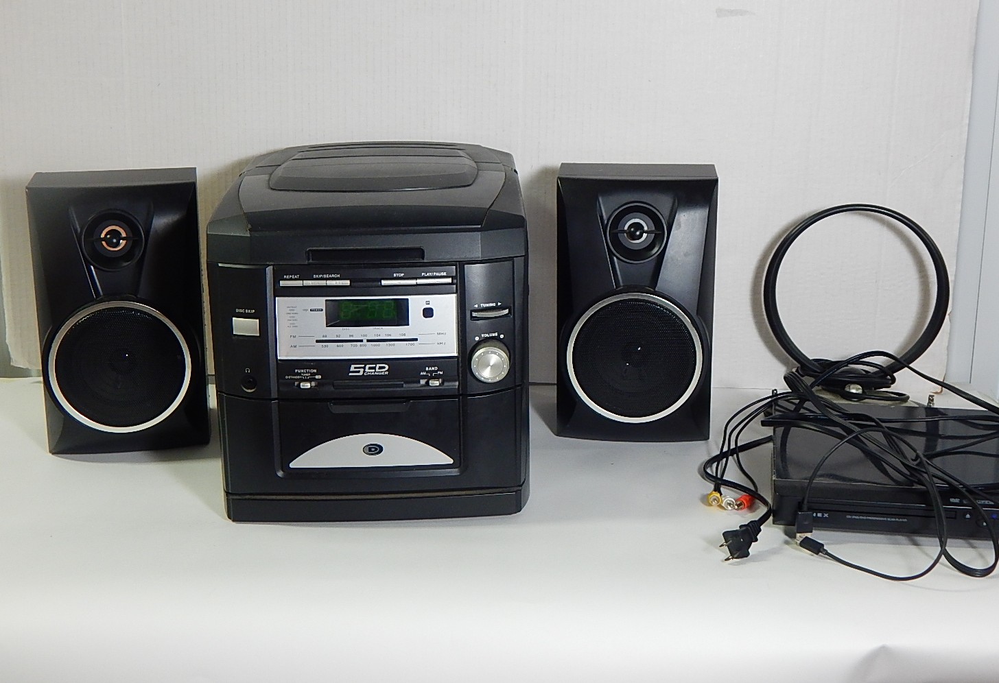 Durabrand 5 CD Player and Speakers and Dynex CD/DVD Player