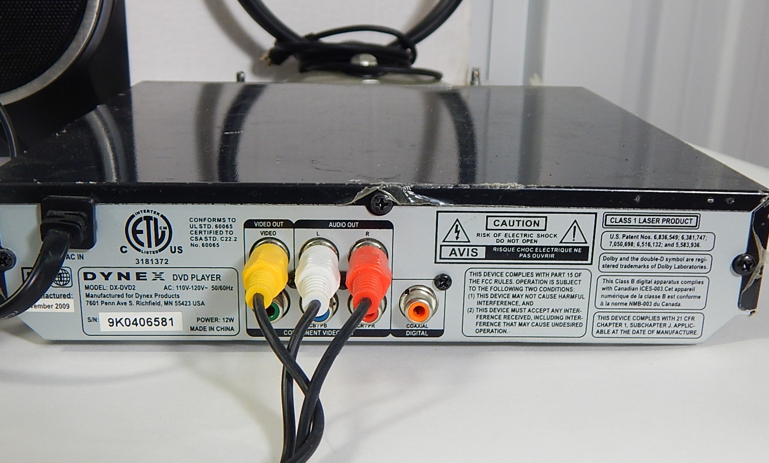 Durabrand 5 CD Player and Speakers and Dynex CD/DVD Player