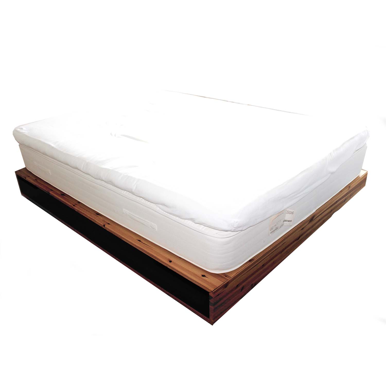 Ikea "Mandal" Queen Bed Frame and "Sultan" Mattress with Topper