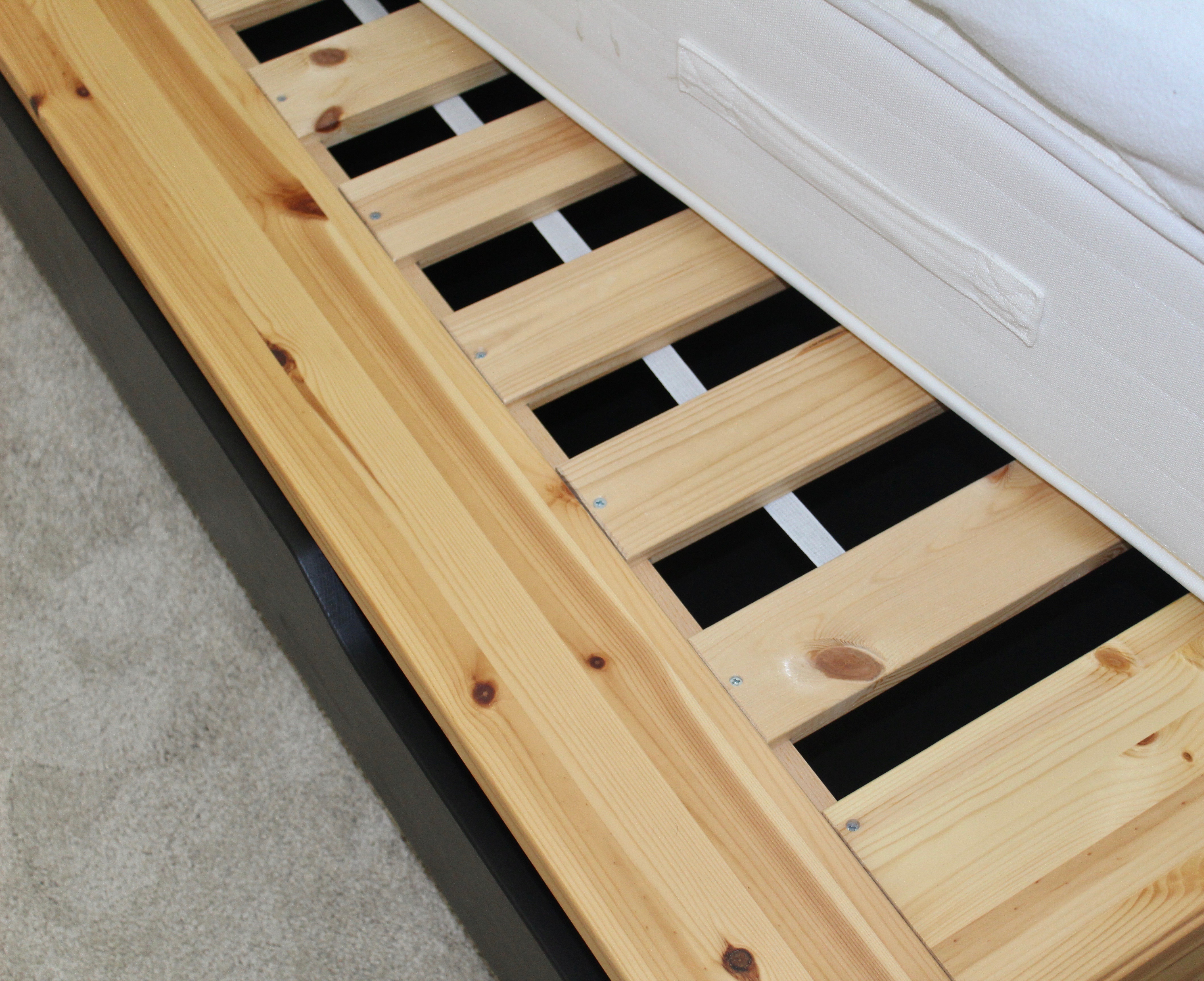 Ikea "Mandal" Queen Bed Frame and "Sultan" Mattress with Topper