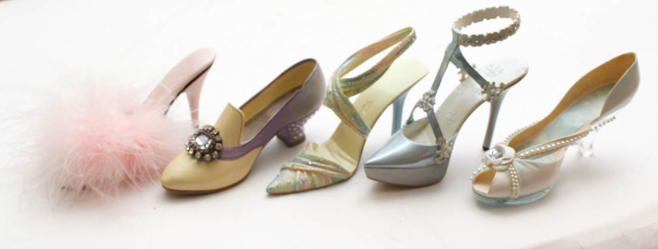 Collection of "Just the Right Shoe" Figurines