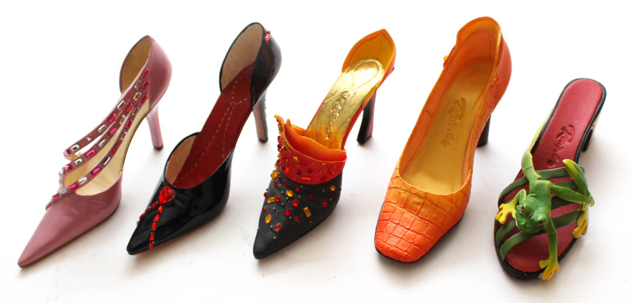 Collection of "Just the Right Shoe" Figurines