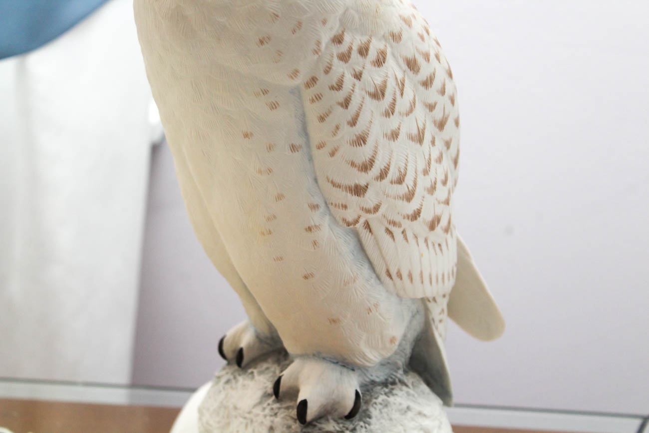 Raymond Watson for The Franklin Mint Table Lamps "The Snowy Owl"
