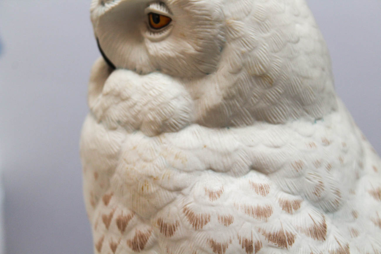 Raymond Watson for The Franklin Mint Table Lamps "The Snowy Owl"