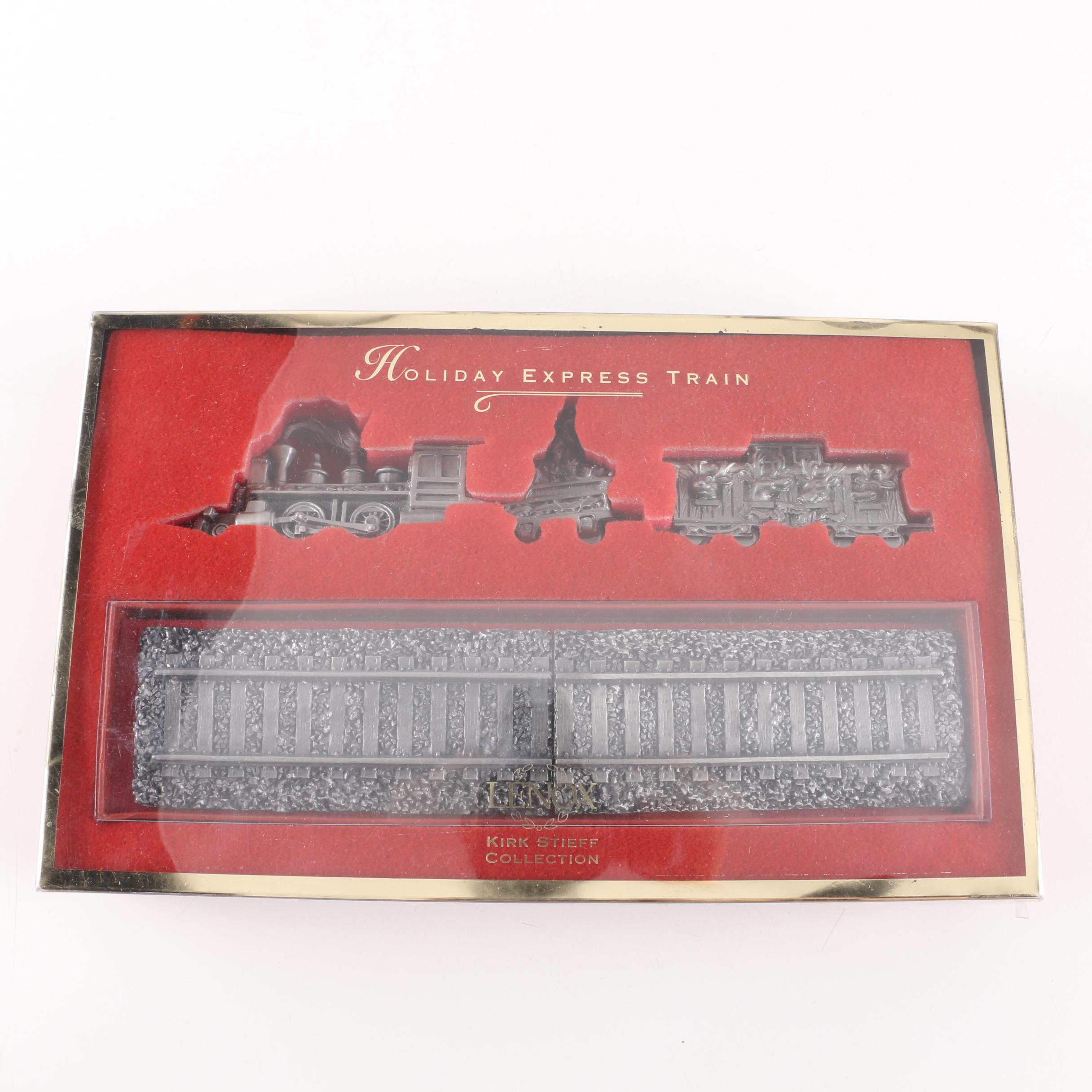 Lenox Kirk Steiff Pewter "Holiday Express" Train