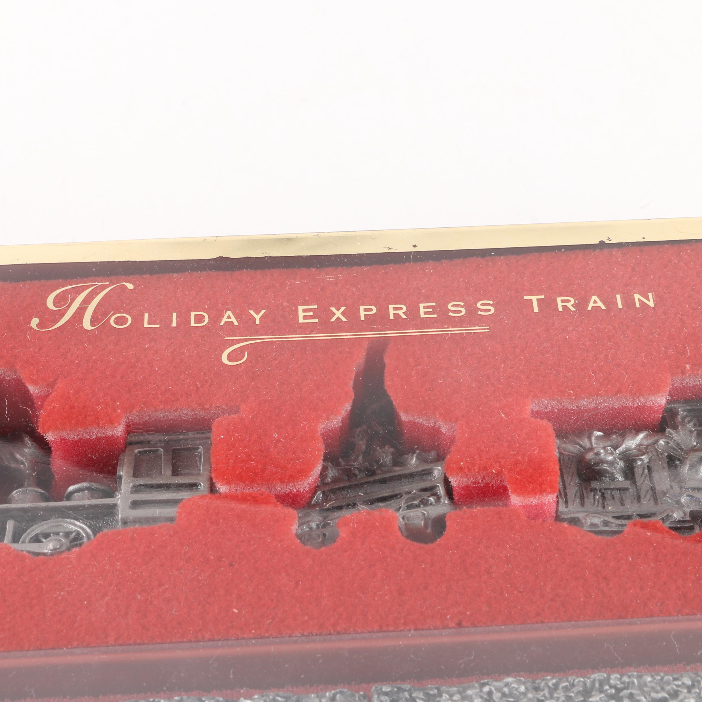 Lenox Kirk Steiff Pewter "Holiday Express" Train