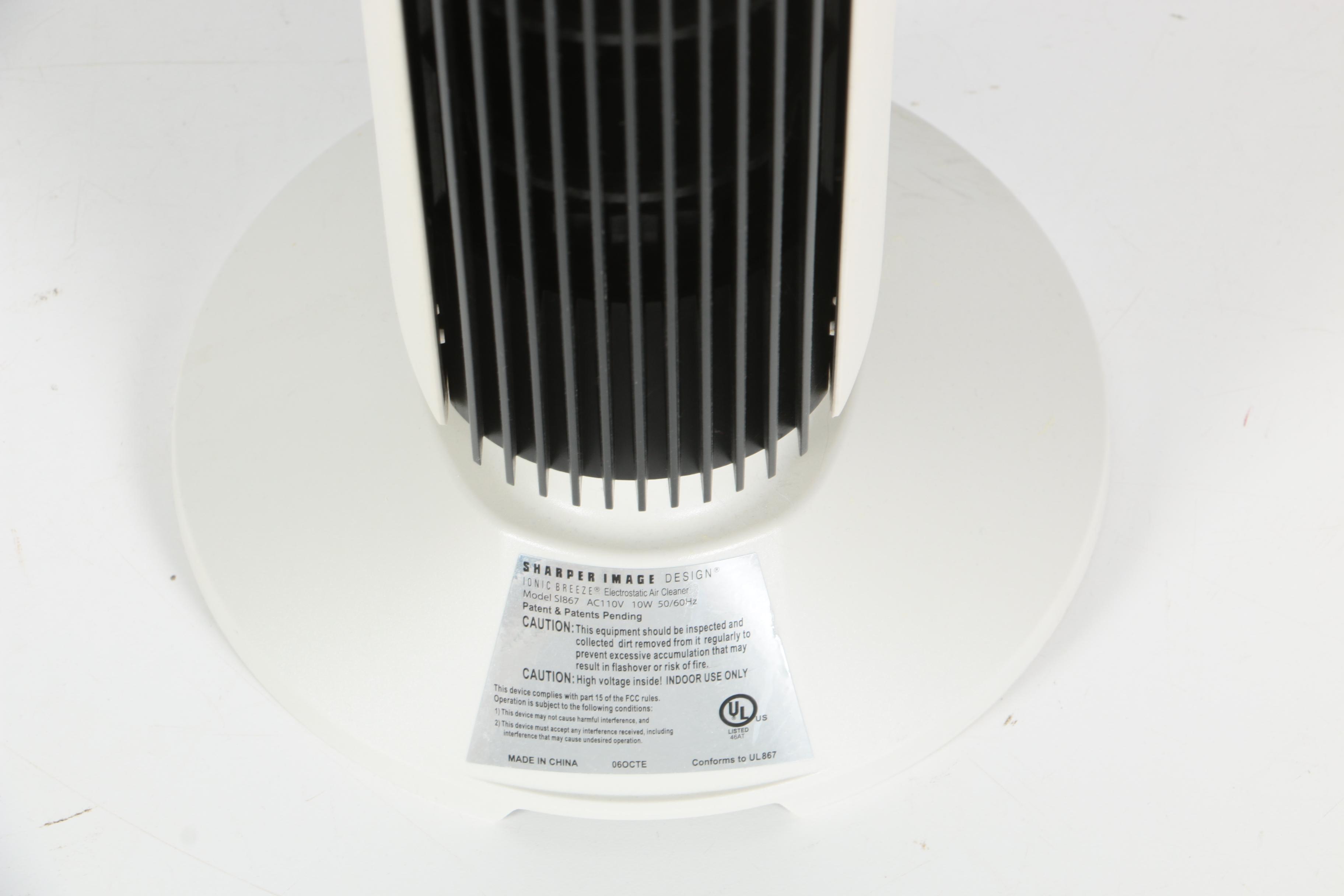 Sharper Image Professional Plus Ionic Breeze Quadra Air Purifiers