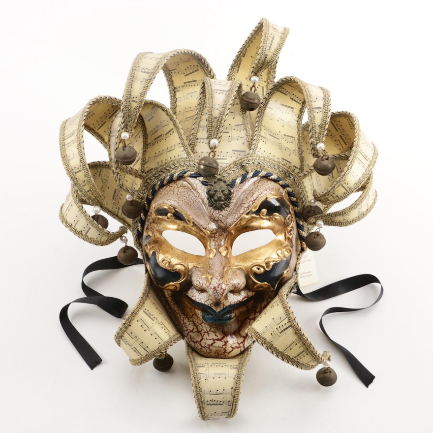 Handmade Maschera del Galeone Venetian Masquerade Mask