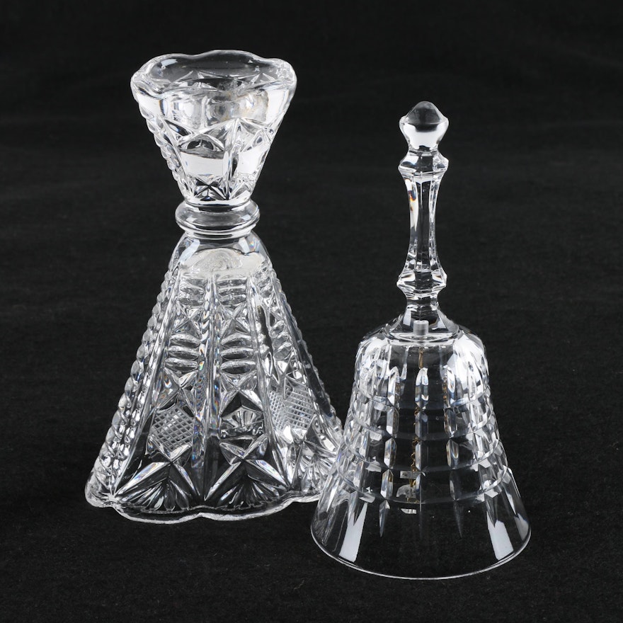 Crystal Bell and Candle Holder