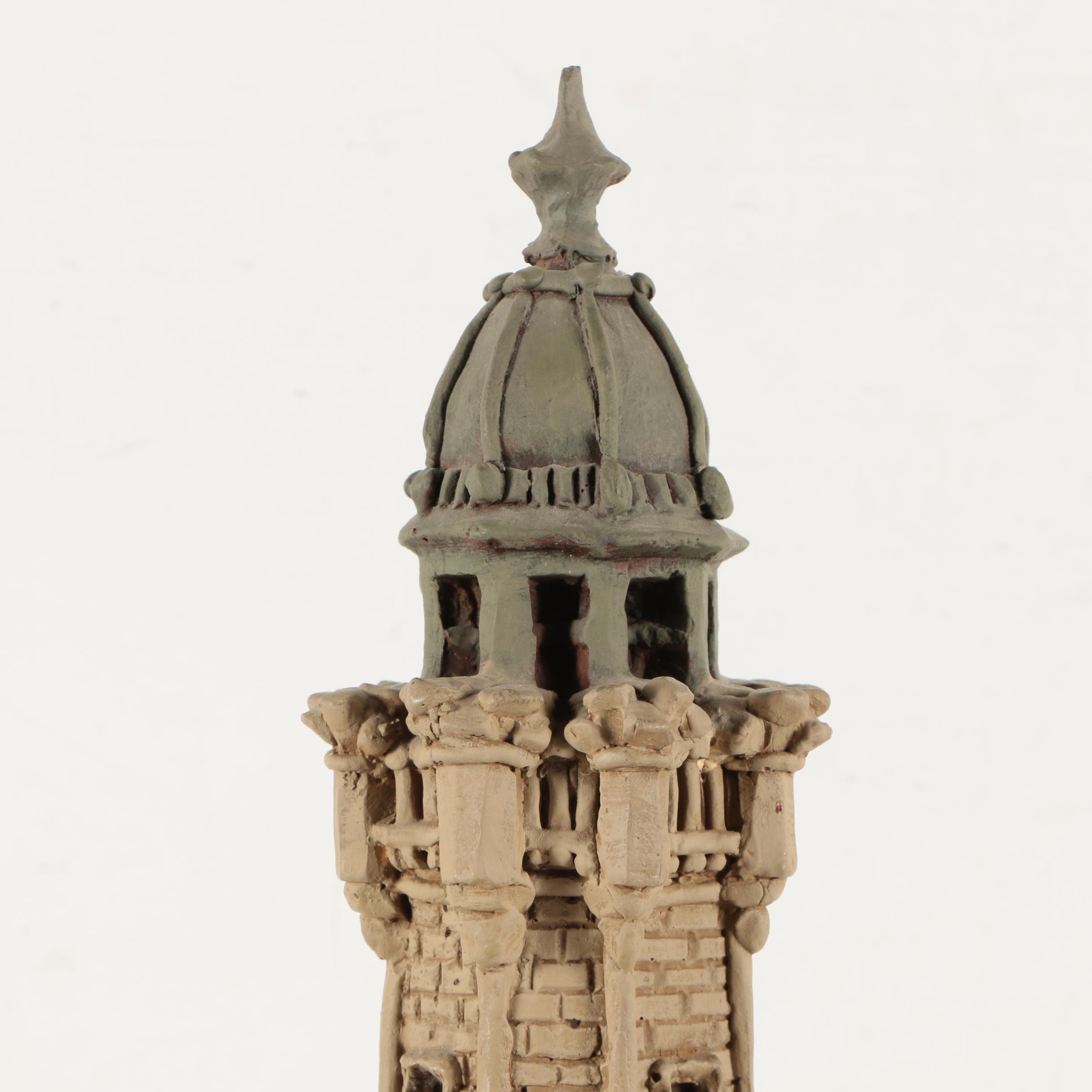 Plaster Sculpture of the Chicago Water Tower by Zany Jacobsen