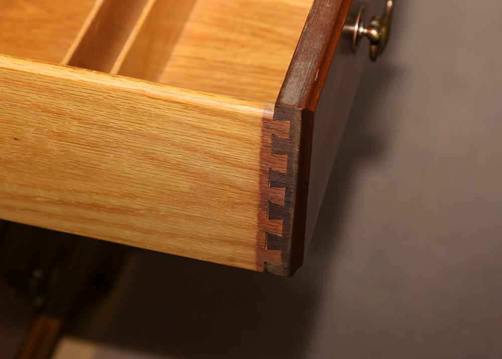 Vintage Executive Desk by Hoosier Desks